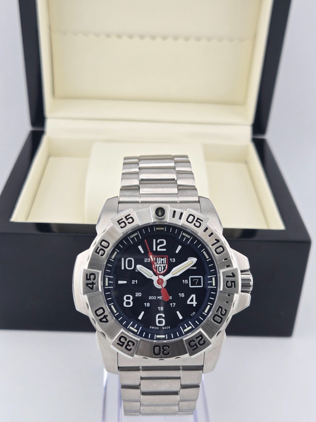 Luminox Men\'s Navy Seal Blue Dial Stainless Steel Watch - XS.3254 ($845 MSRP)