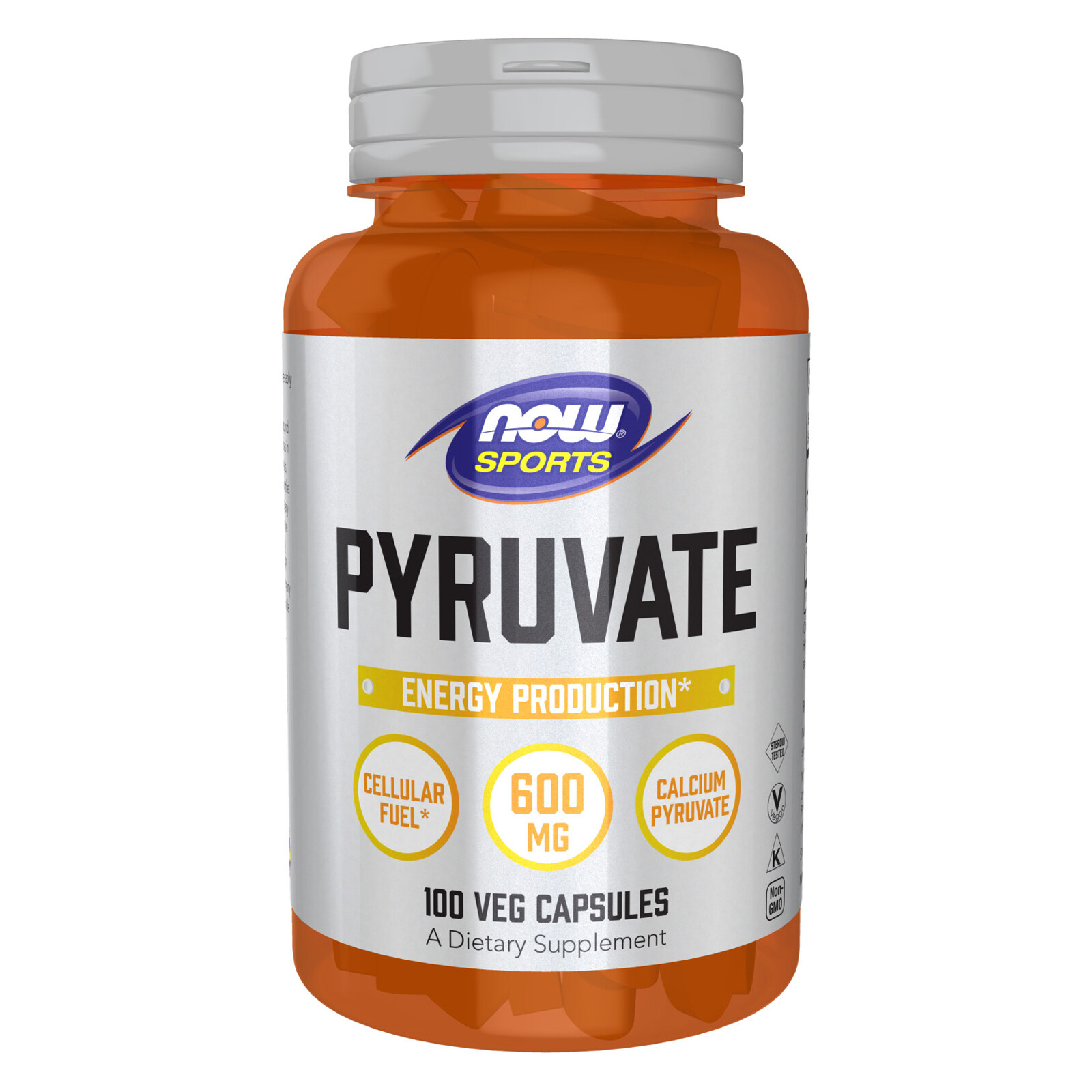 NOW FOODS Pyruvate 100 Veg Capsules NOW FOODS Pyruvate 100 Veg Capsules
