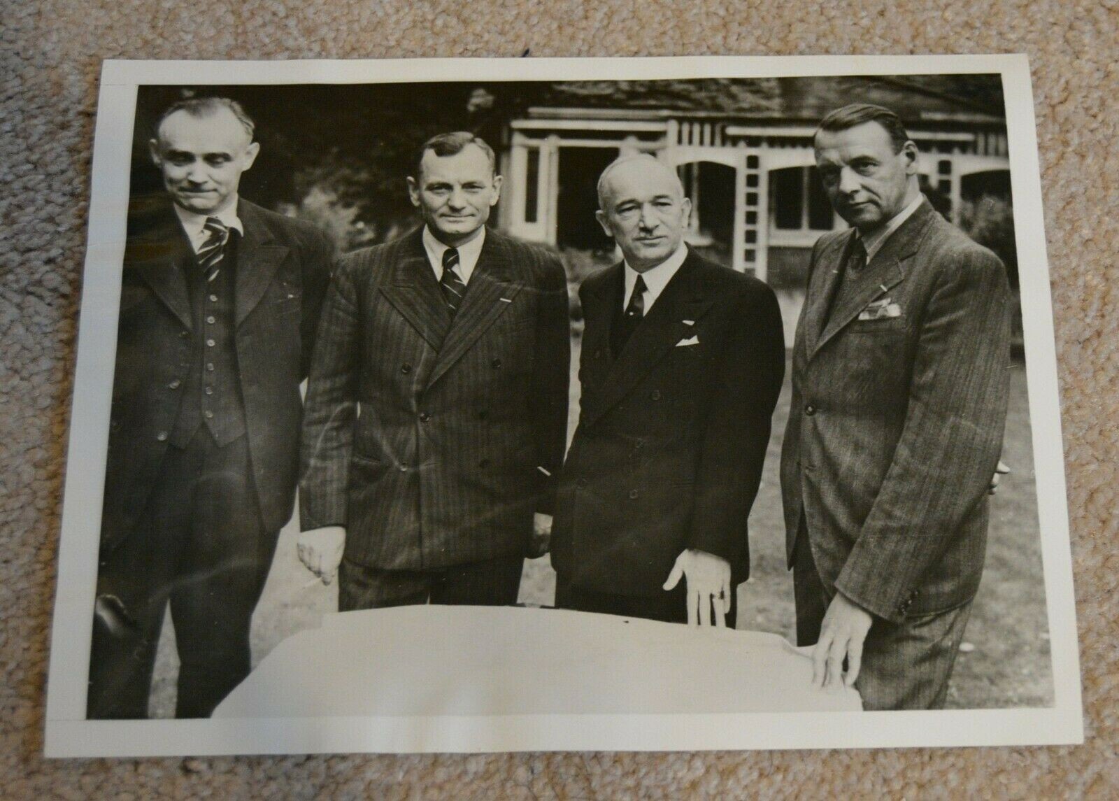 President Edvard Beneš Czechoslovakia  Press Photo VTG vintage Original Rare