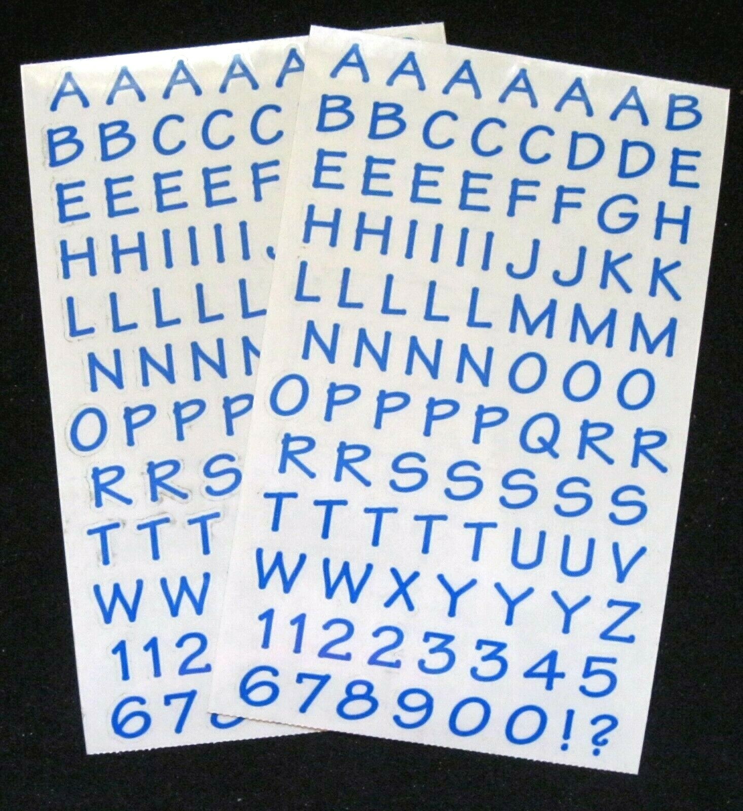 Mrs Grossman Alphabet Variety Sticker Sheets *Your Choice* See Description