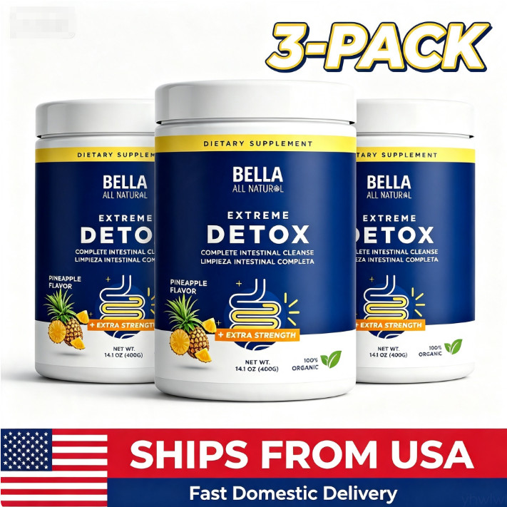 3-Pack Bella Flavor Pineapple Flavored Supplement Powder