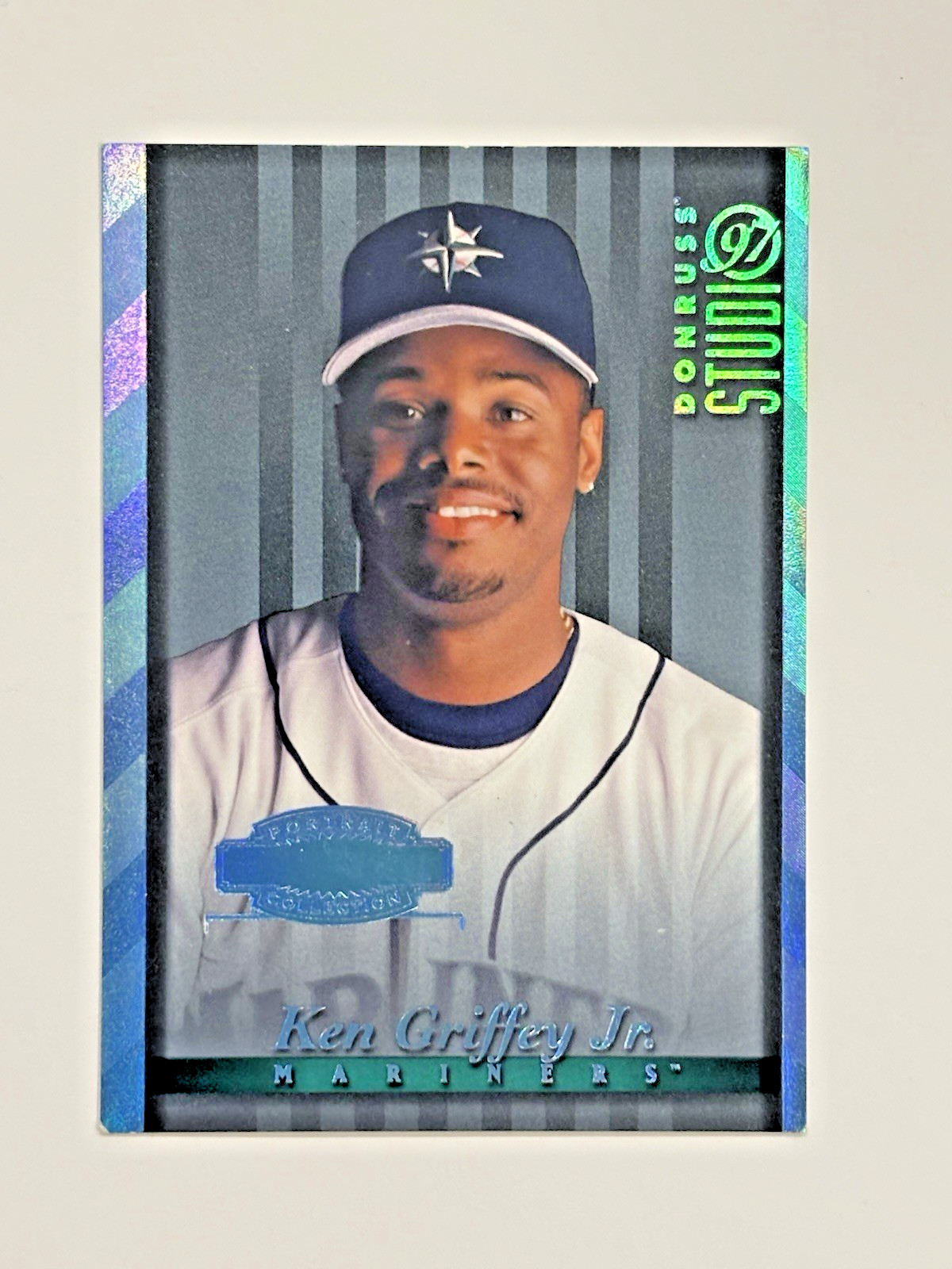 1997 Studio Ken Griffey Jr #16 Portrait Collection Blue Foil RARE SSP 1 on eBay