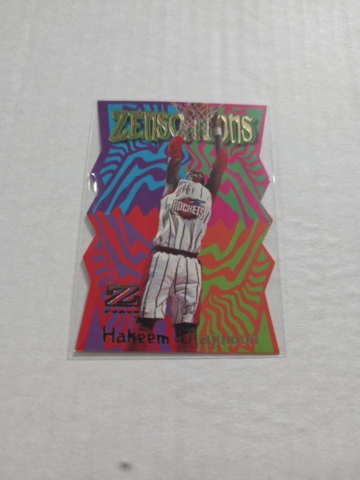 1997-98 Skybox Z-Force - Zensations Hakeem Olajuwon #13ZN