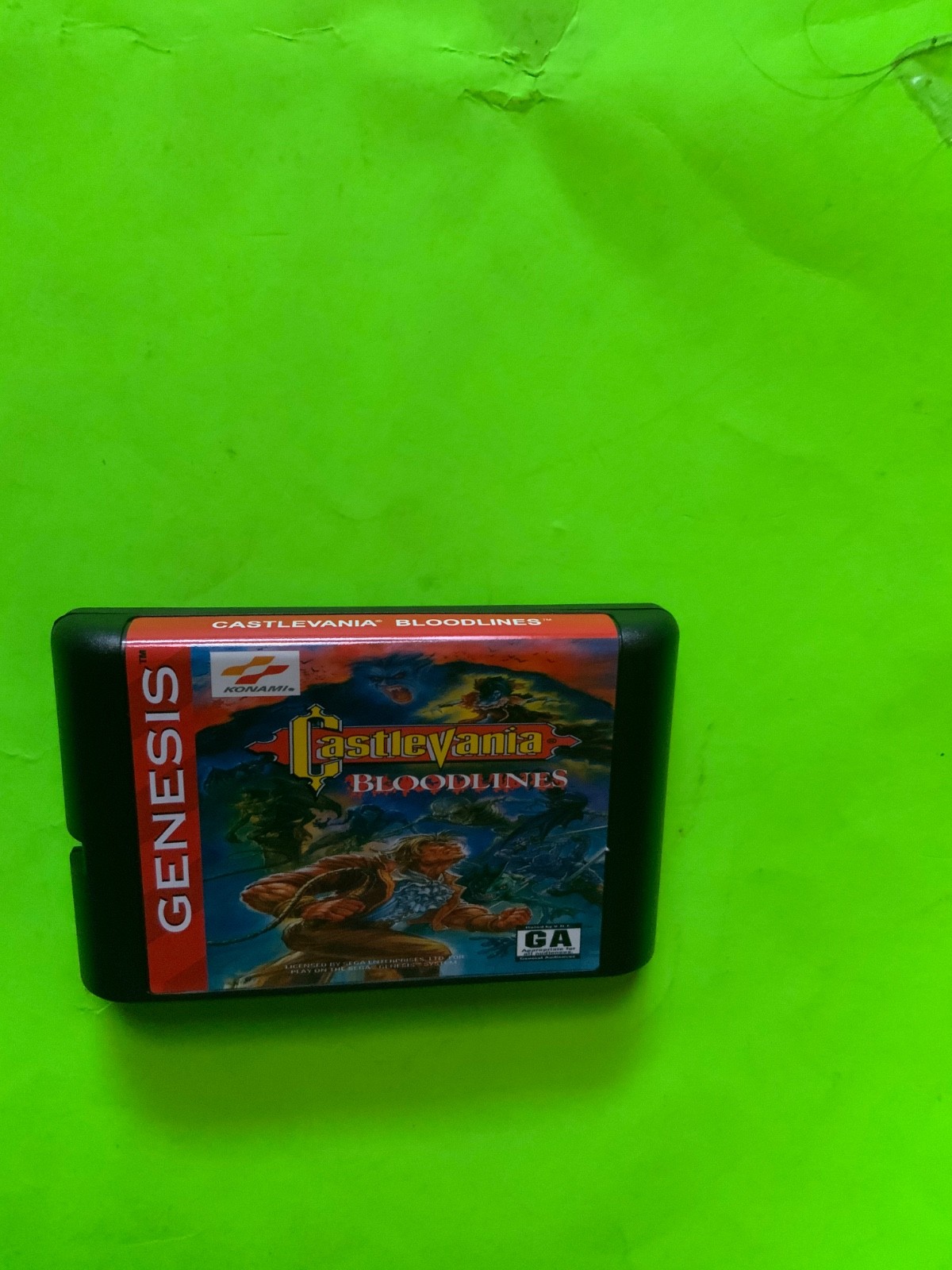 Castlevania: Bloodlines sega genesis Cartridge Only Castlevania: Bloodlines sega genesis Cartridge Only