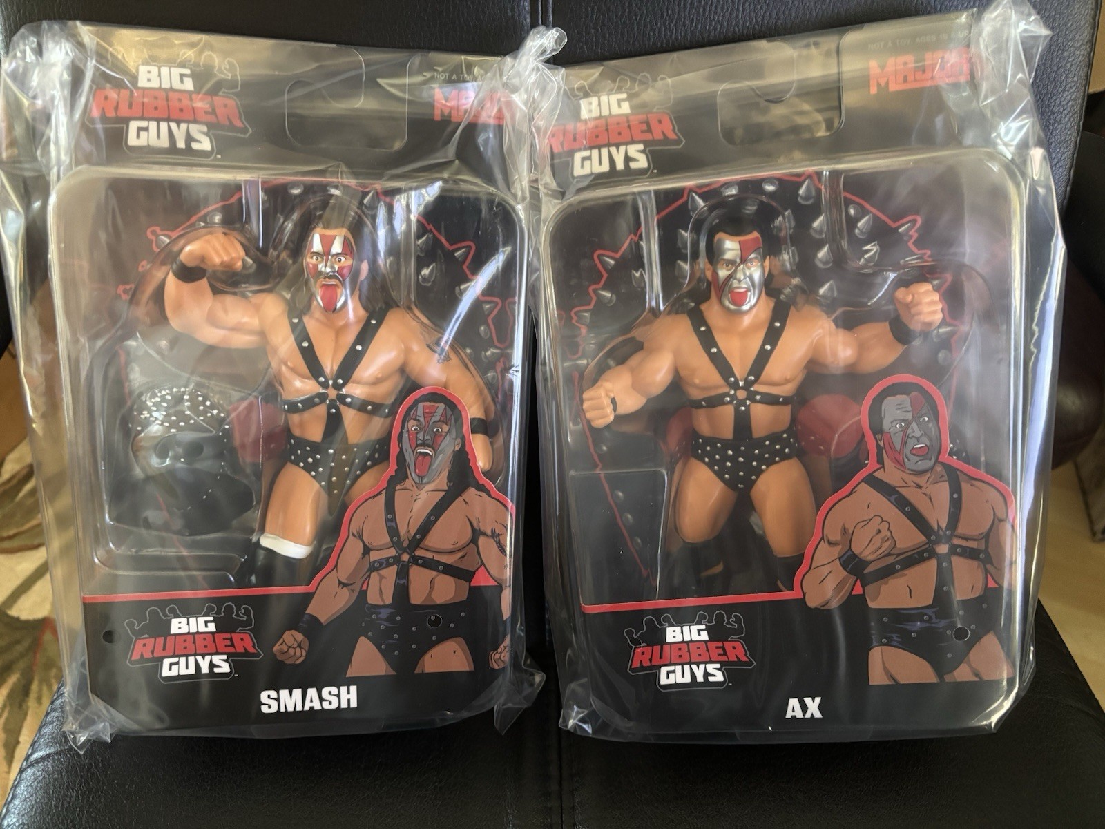 IN STOCK Major Big Rubber Guys DEMOLITION AX & SMASH SET Posed 8\