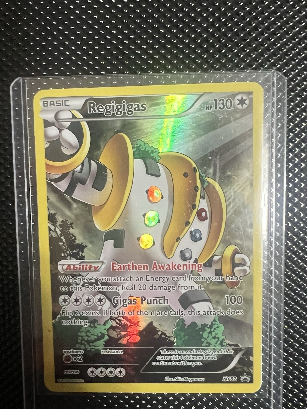 Pokemon Regigigas XY82 Promo Full Art Holo - English XY Set Pokemon TCG 130 HP Pokemon Regigigas XY82 Promo Full Art Holo - English XY Set Pokemon TCG 130 HP
