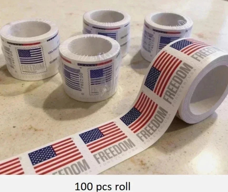 5 Roll Of 100 pcs 2023 U.S. Flag First Class US Postage Stamps 500PCS New 5 Roll Of 100 pcs 2023 U.S. Flag First Class US Postage Stamps 500PCS New
