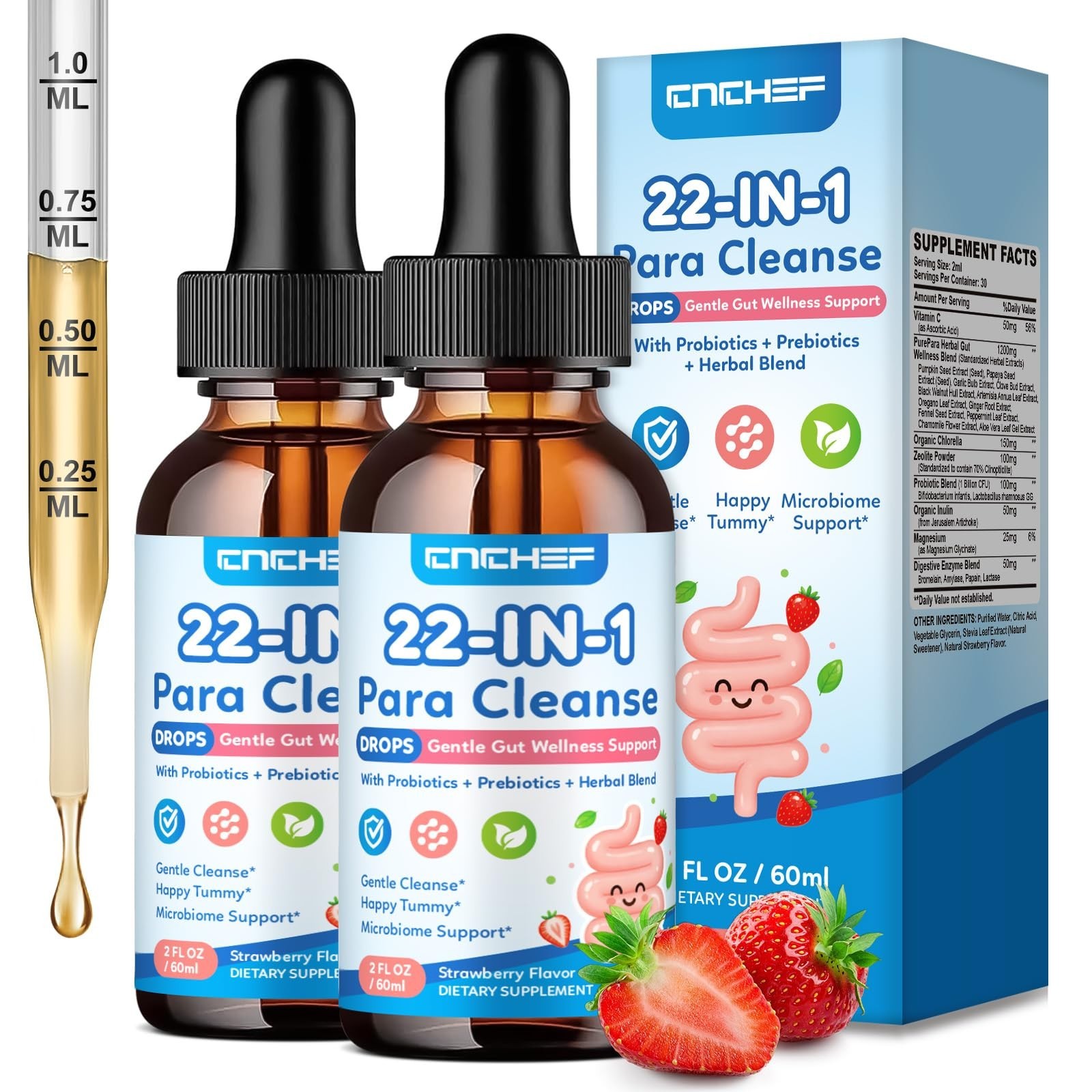 2 Pack 22-in-1 Parasite Cleanse for Humans & Kids, Herbal Gut Wellness Liquid... 2 Pack 22-in-1 Parasite Cleanse for Humans & Kids, Herbal Gut Wellness Liquid...