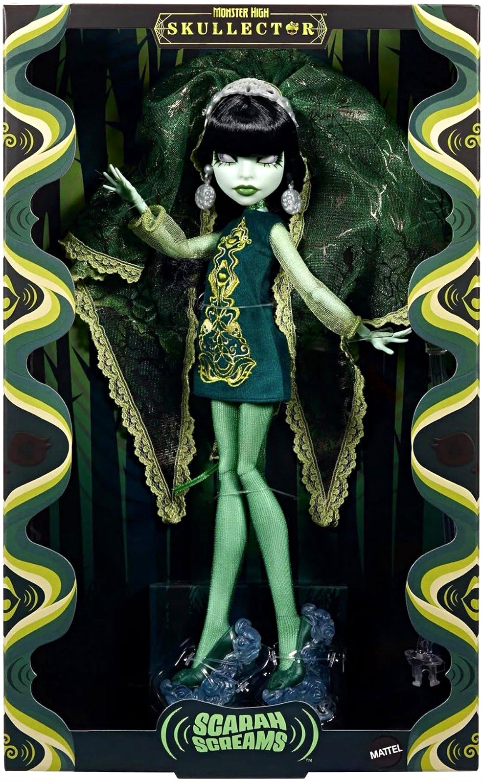 Mattel Monster High Skullector Scarah Screams 11 in Doll Stand Unopened Mattel Monster High Skullector Scarah Screams 11 in Doll Stand Unopened
