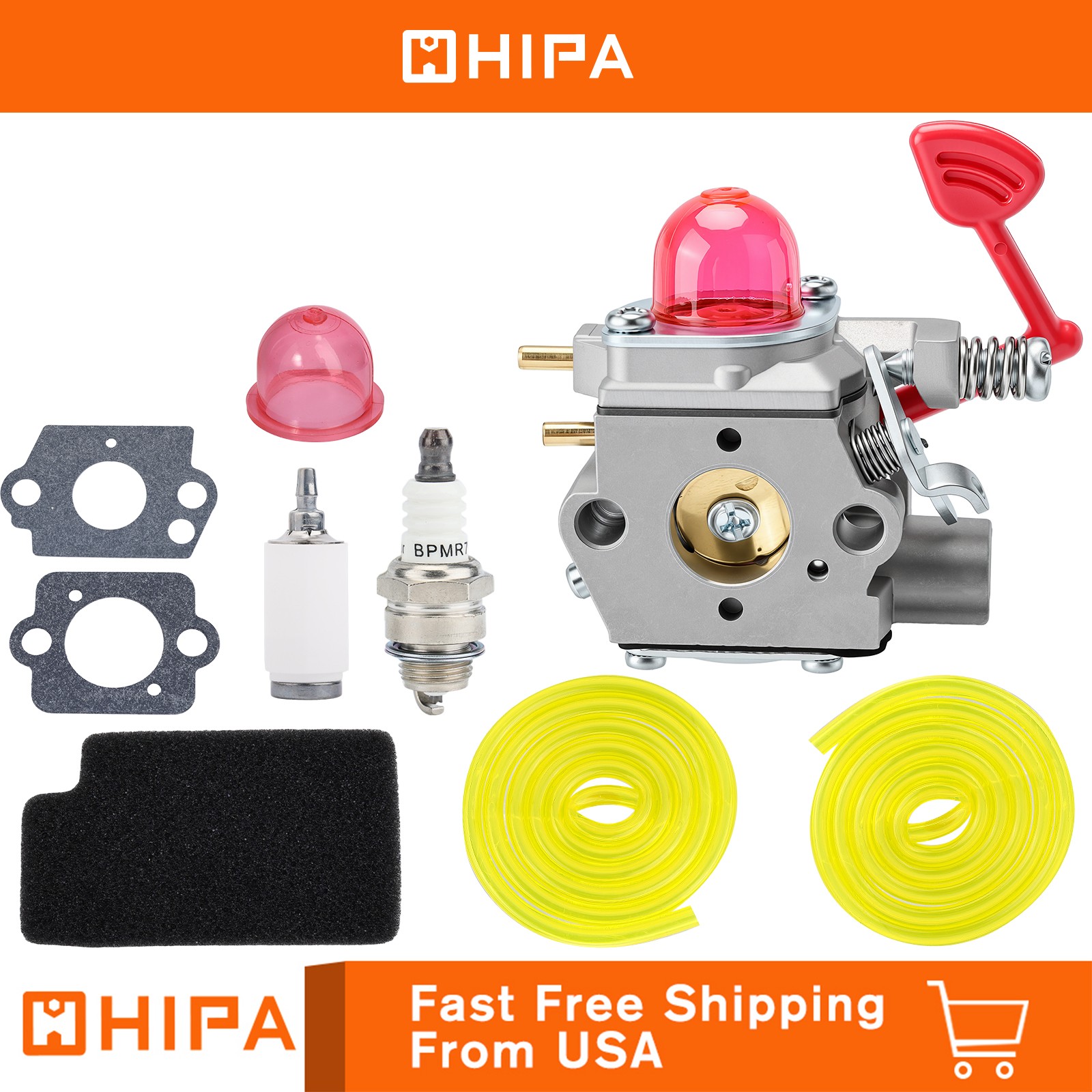 Carburetor for Craftsman 25cc two-stroke 210Mph / 450 Cfm Gas Blower US SHIP Carburetor for Craftsman 25cc two-stroke 210Mph / 450 Cfm Gas Blower US SHIP