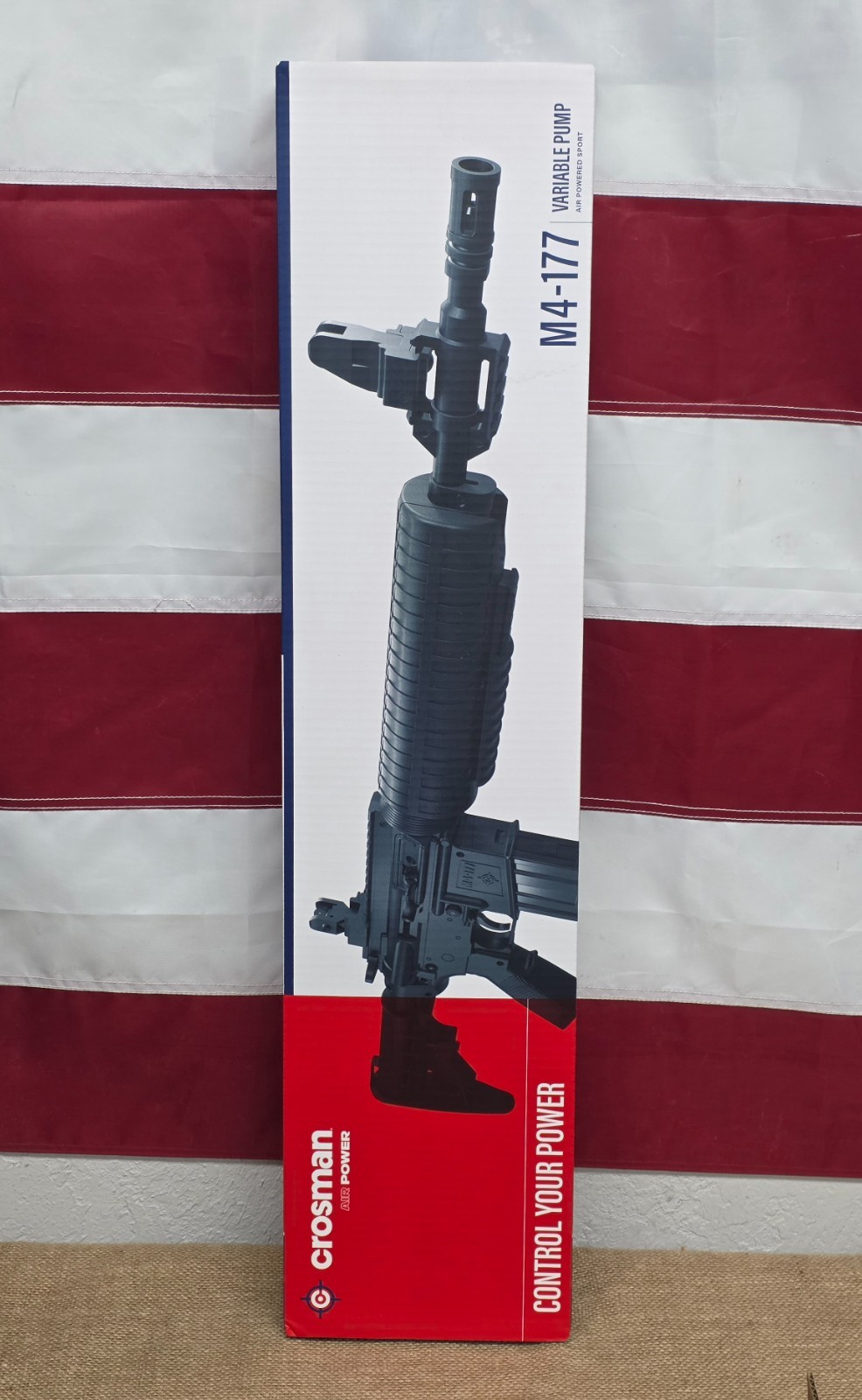 Crosman Tactical M4-177 Multi-Pump .177 700FPS Air Rifle, Black - M4-177