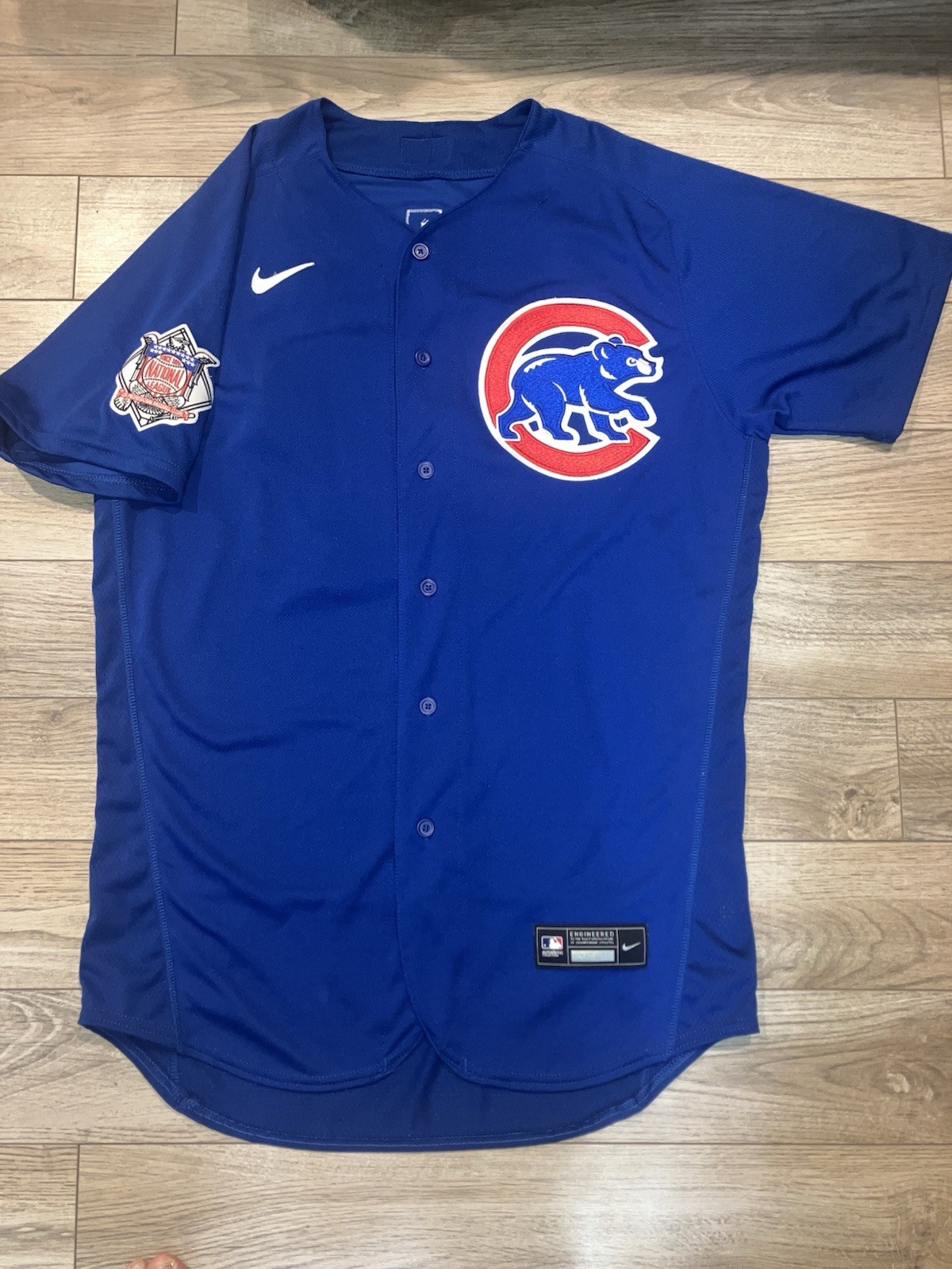 Chicago Cubs Black MLB Spring Training Game Used Worn Nike Authentic Jersey 44 Chicago Cubs Black MLB Spring Training Game Used Worn Nike Authentic Jersey 44