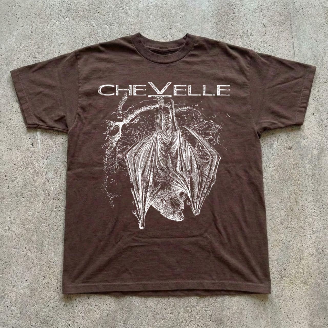 Chevelle Bat Graphic Rock band Dark Chocolate Basic T shirt S-2345XL NH26676