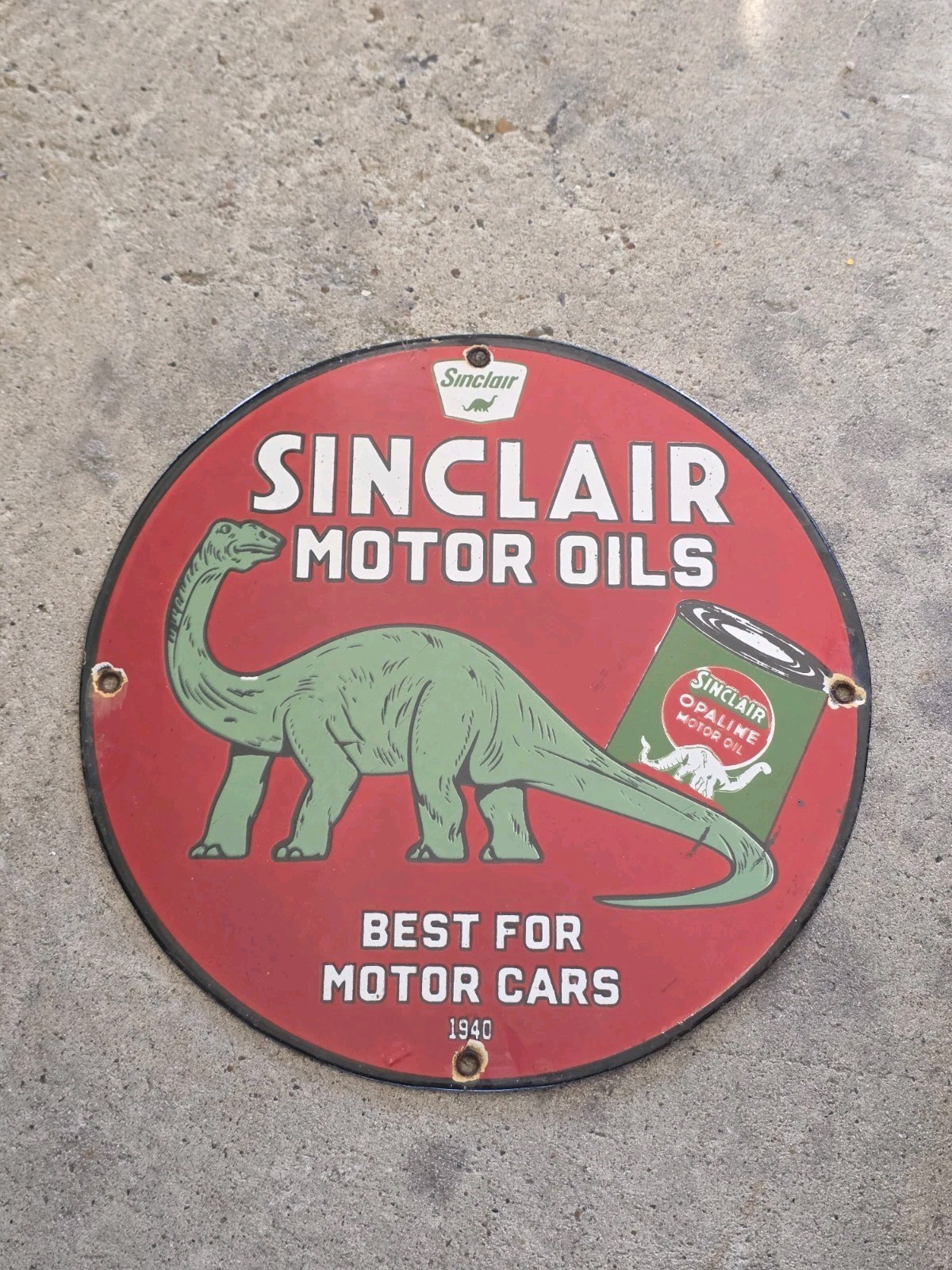 VINTAGE SINCLAIR MOTOR OIL VINTAGE SINCLAIR MOTOR OIL
