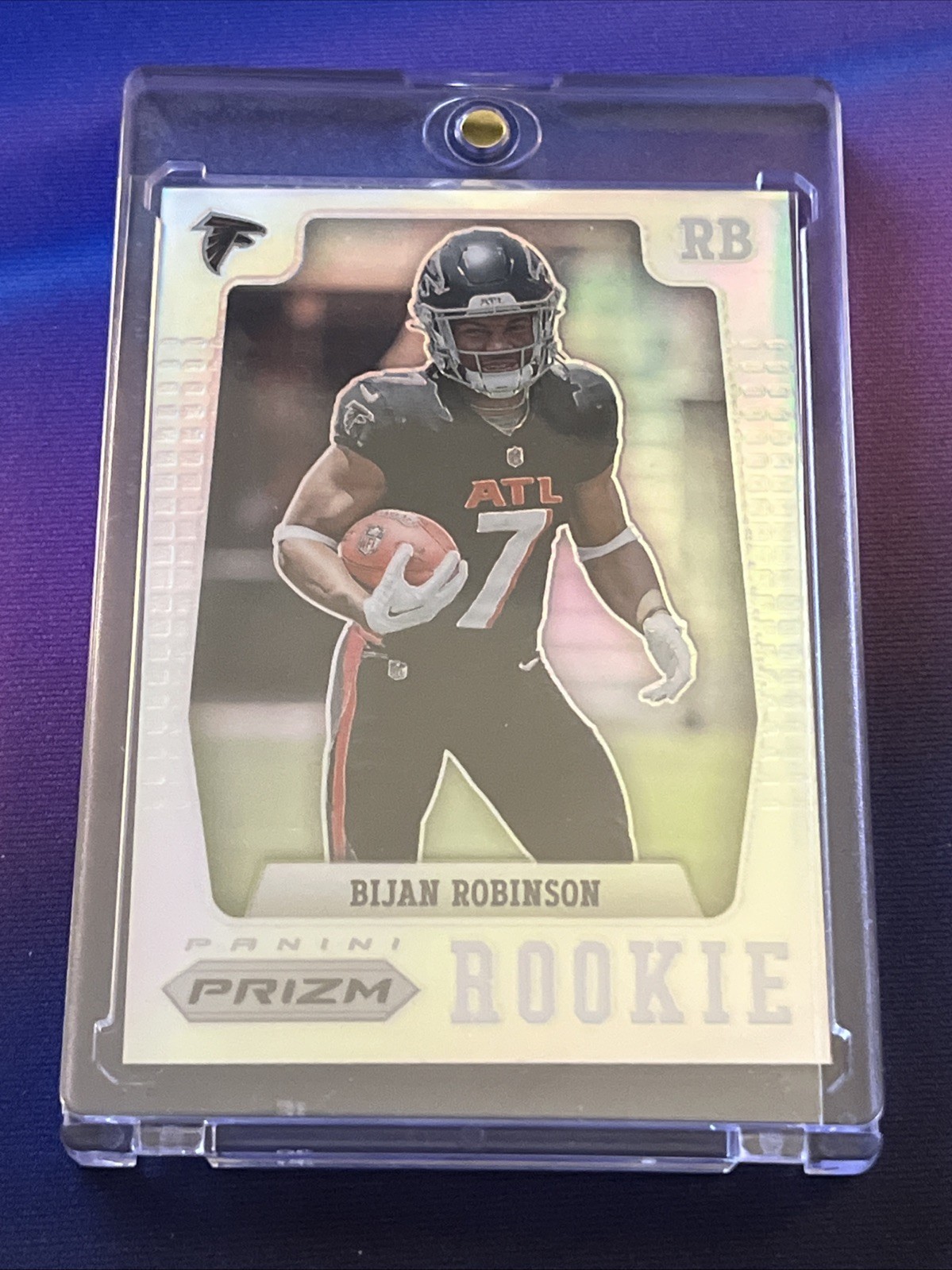 2023 Panini Prizm Flashback Rookie Bijan Robinson #PFR-6 Silver Prizm RC
