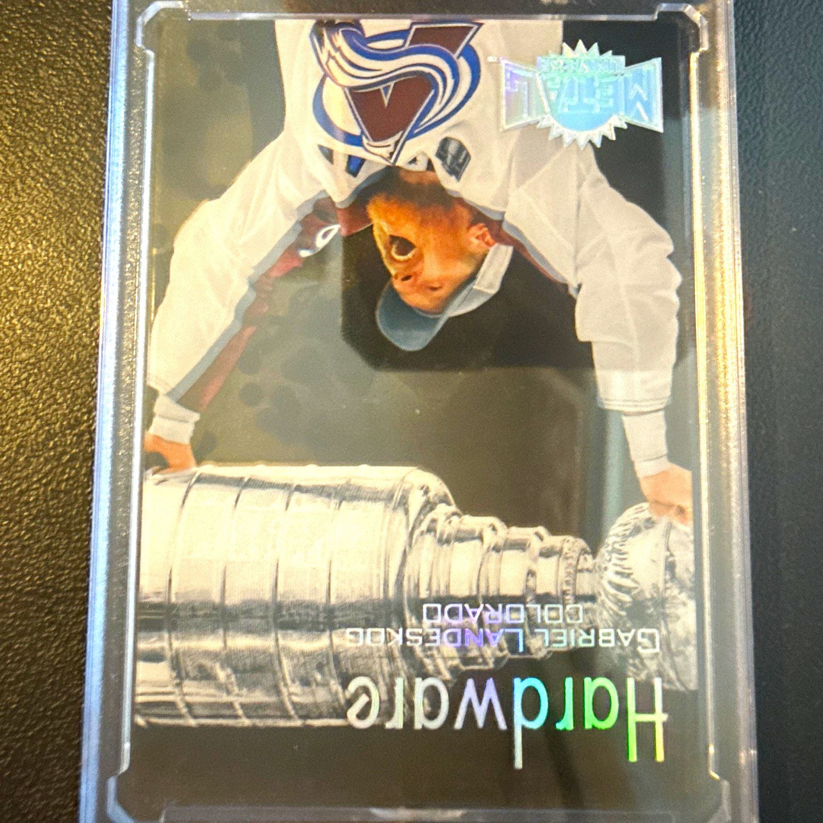 SkyBox 2022-23 Metal Universe Hardware Gabriel Landeskog Avalanche #HW-4 SkyBox 2022-23 Metal Universe Hardware Gabriel Landeskog Avalanche #HW-4