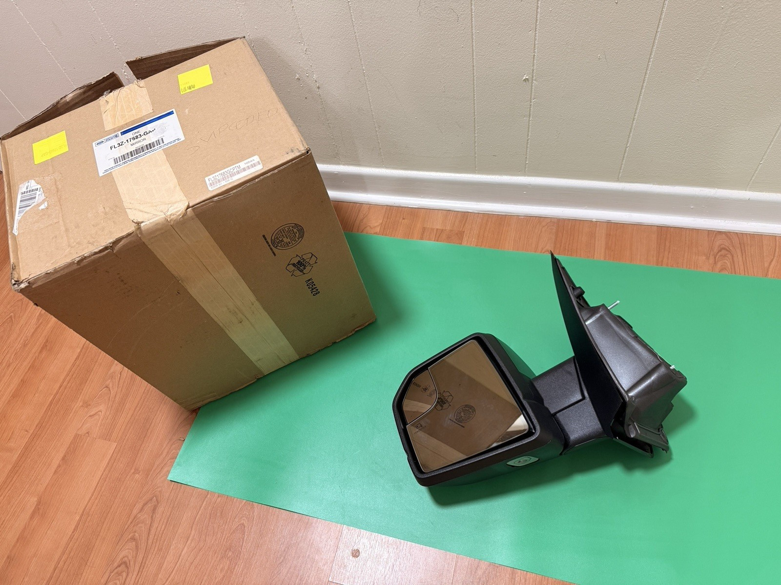 OEM 2015-20 FORD F150 Driver Side View Mirror Power Fold FL3Z-17683-GAPTM