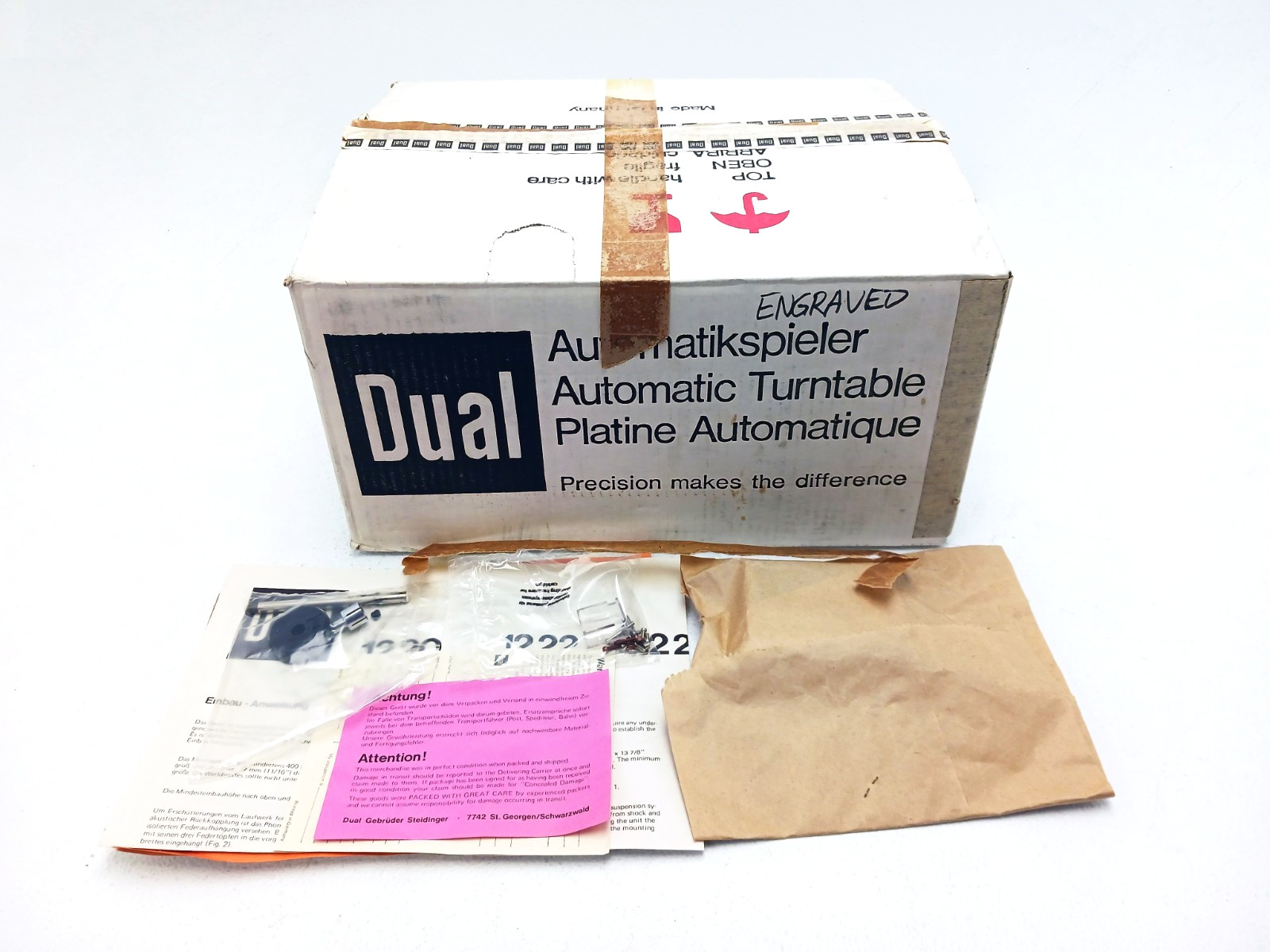 NOS Dual 1226 Turntable with Base & Dust Cover. Never Used NOS Dual 1226 Turntable with Base & Dust Cover. Never Used