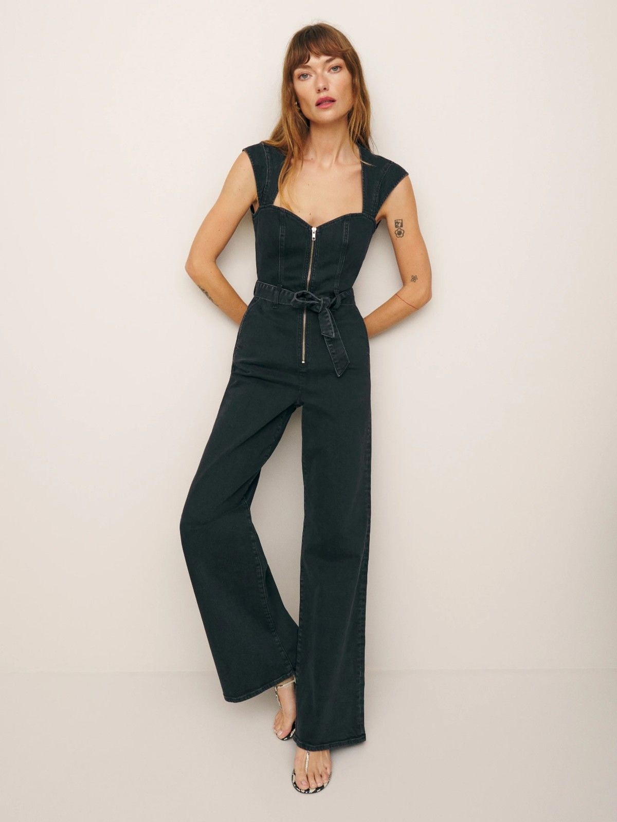 Calypso Wide Leg Denim Jumpsuit Calypso Wide Leg Denim Jumpsuit