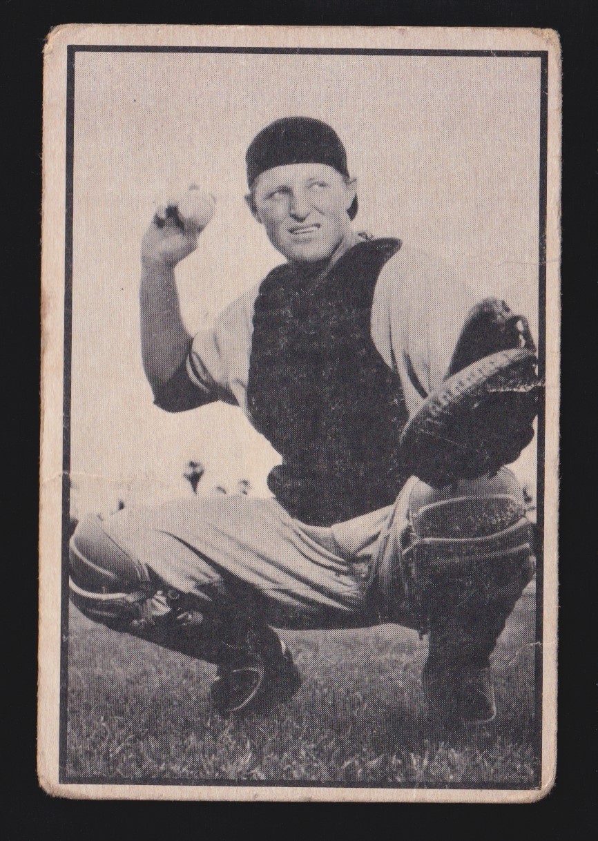 RAY MURRAY athletics A\'S 1953 BOWMAN black & white #6 GOOD