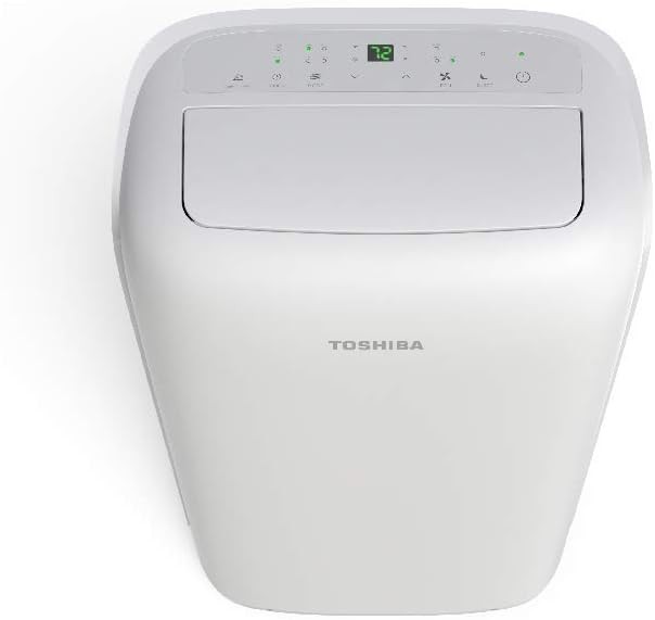 TOSHIBA 8,000 BTU (6,000 BTU, DOE) 115-Volt Portable Air Conditioner -  WHITE