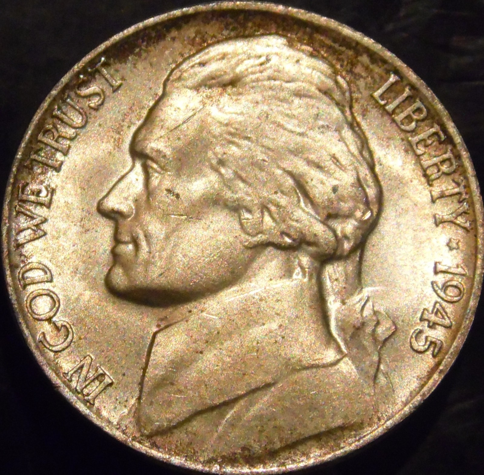 1945-P Jefferson Nickel Choice BU Uncirculated 1945-P Jefferson Nickel Choice BU Uncirculated
