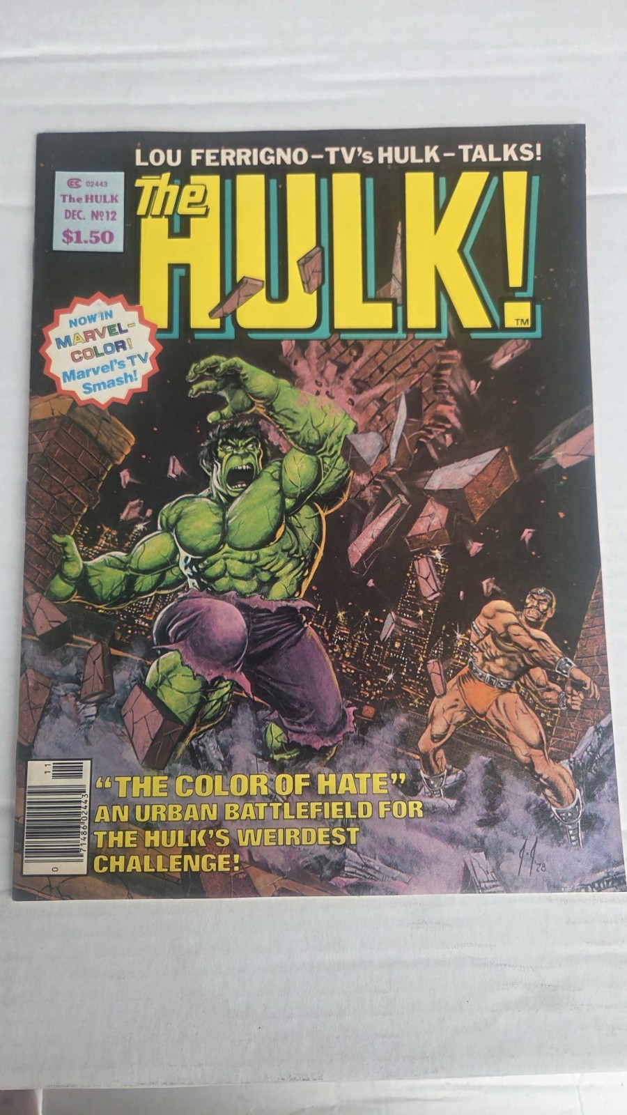 THE HULK #12 (1978) Marvel Comics color magazine FINE- THE HULK #12 (1978) Marvel Comics color magazine FINE-