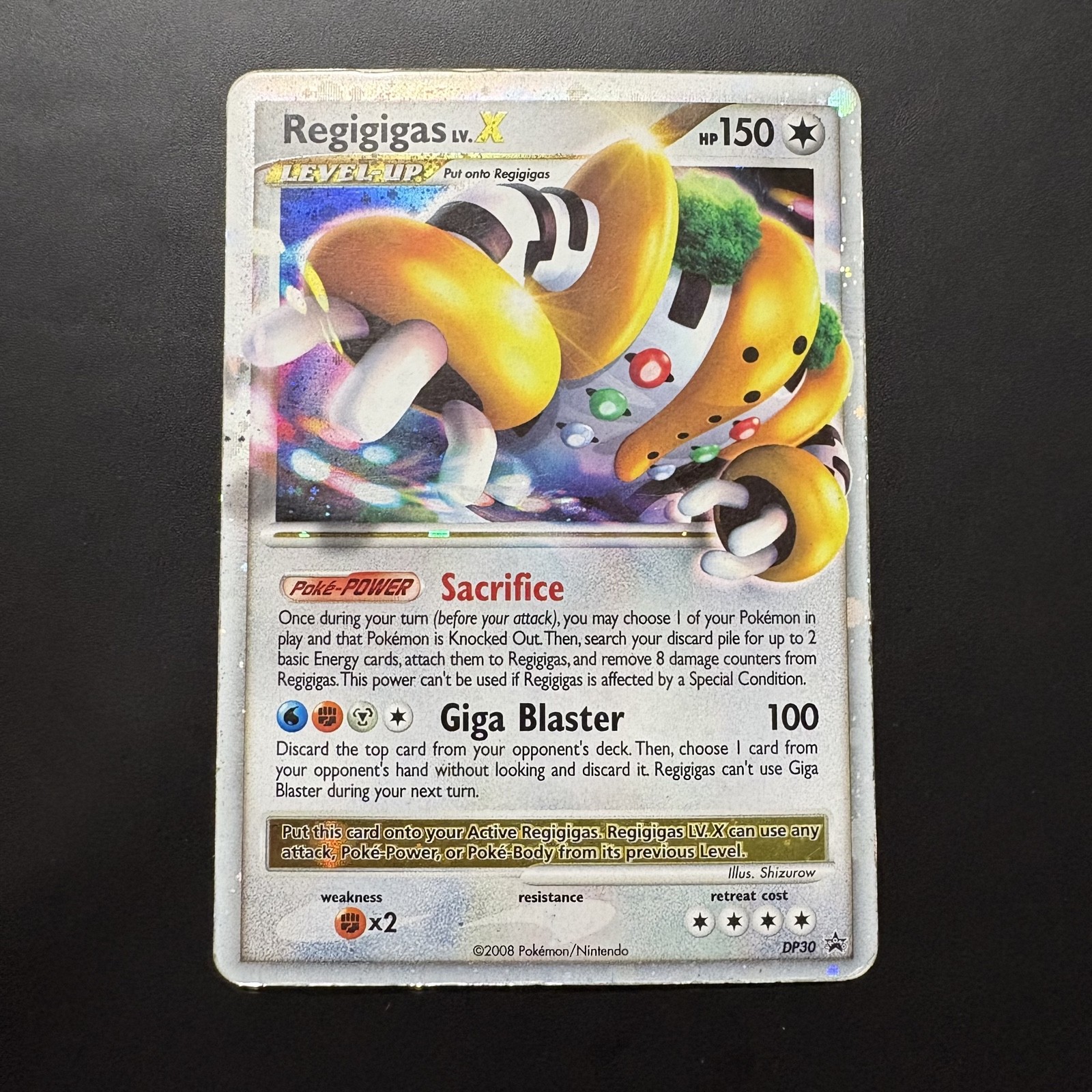 Regigigas LV.X DP30 Diamond and Pearl Holo HP/DMG Regigigas LV.X DP30 Diamond and Pearl Holo HP/DMG