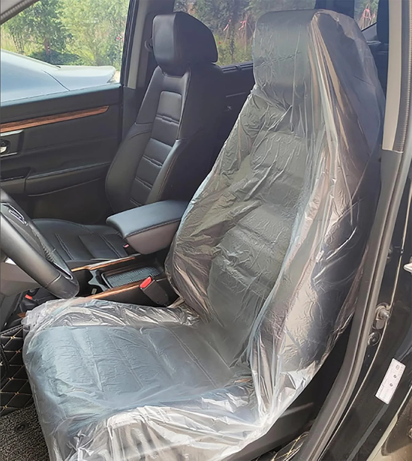 100PCS Ultra-Thick 20g Disposable Plastic Car Seat Covers Universal Clear Vehicl 100PCS Ultra-Thick 20g Disposable Plastic Car Seat Covers Universal Clear Vehicl