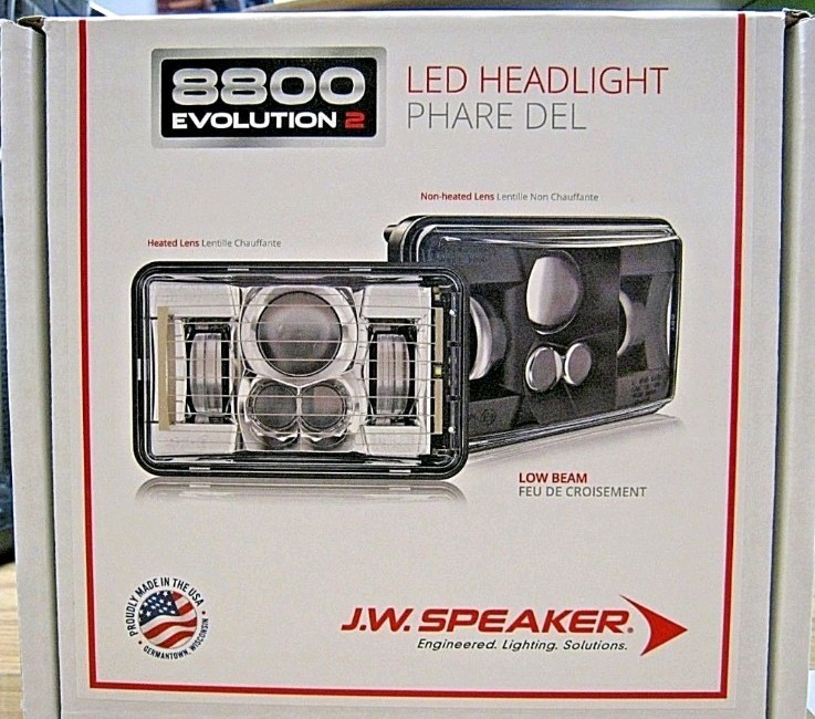 NEW SET of 2 JW SPEAKER LED LOW BEAM HEADLIGHTS 4 NEW SET of 2 JW SPEAKER LED LOW BEAM HEADLIGHTS 4