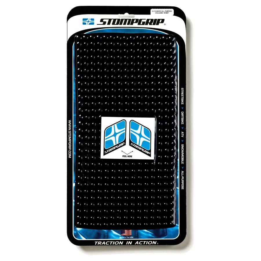 STOMPGRIP Volcano Universal Traction Sheet - Black, 7.5"x14.75"