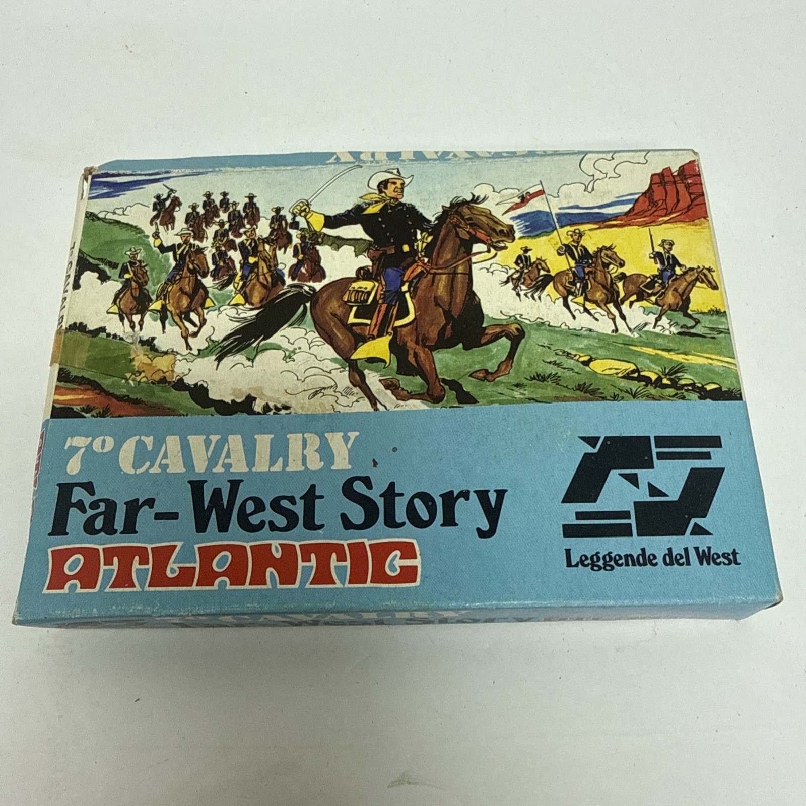 Atlantic 1:72 7Th Cavalry Figures #1004 Far West StoryNIB Atlantic 1:72 7Th Cavalry Figures #1004 Far West StoryNIB