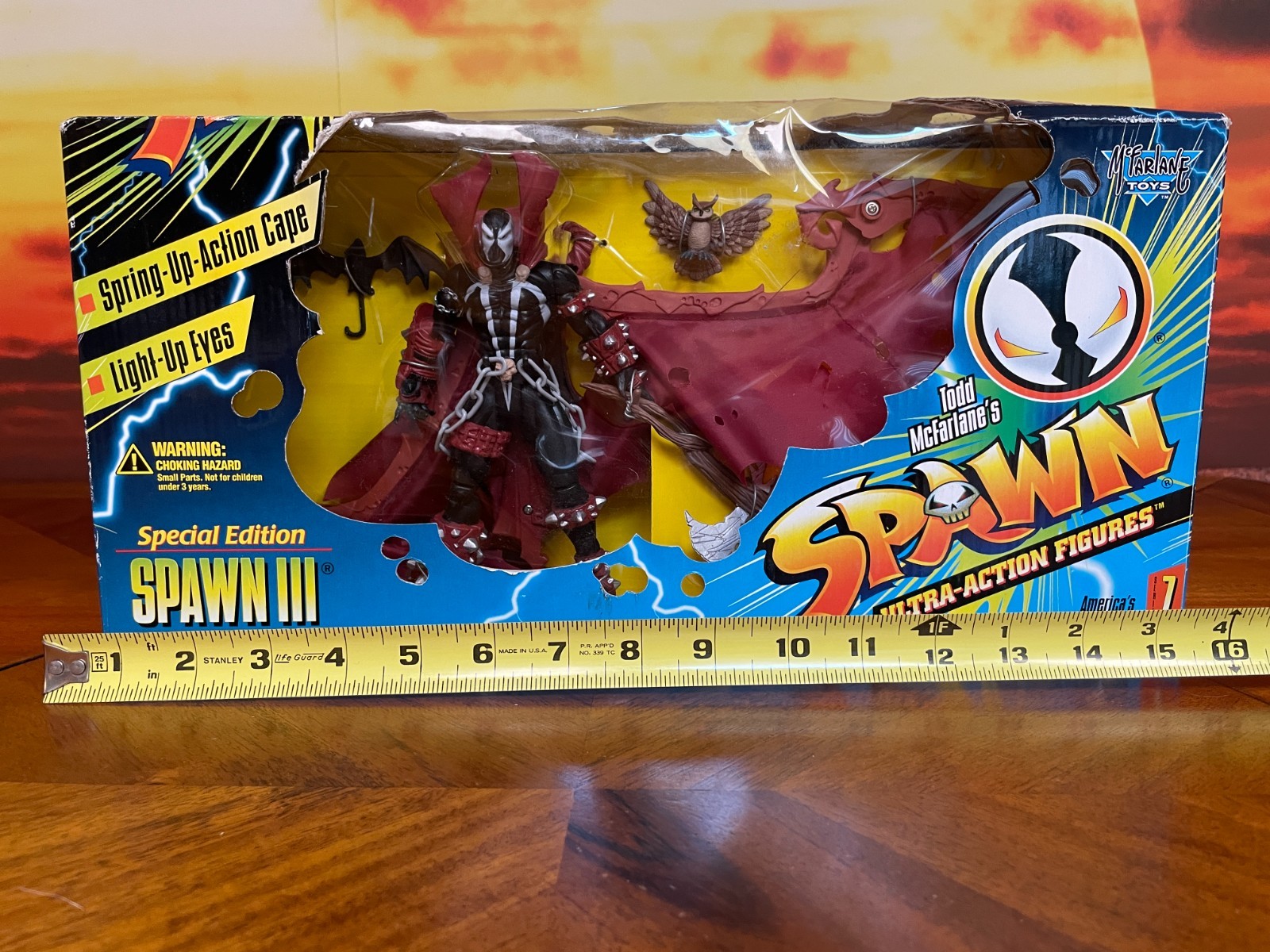 Mcfarland Spawn Special Edition 1996 Spring Action Cape NIB Mcfarland Spawn Special Edition 1996 Spring Action Cape NIB