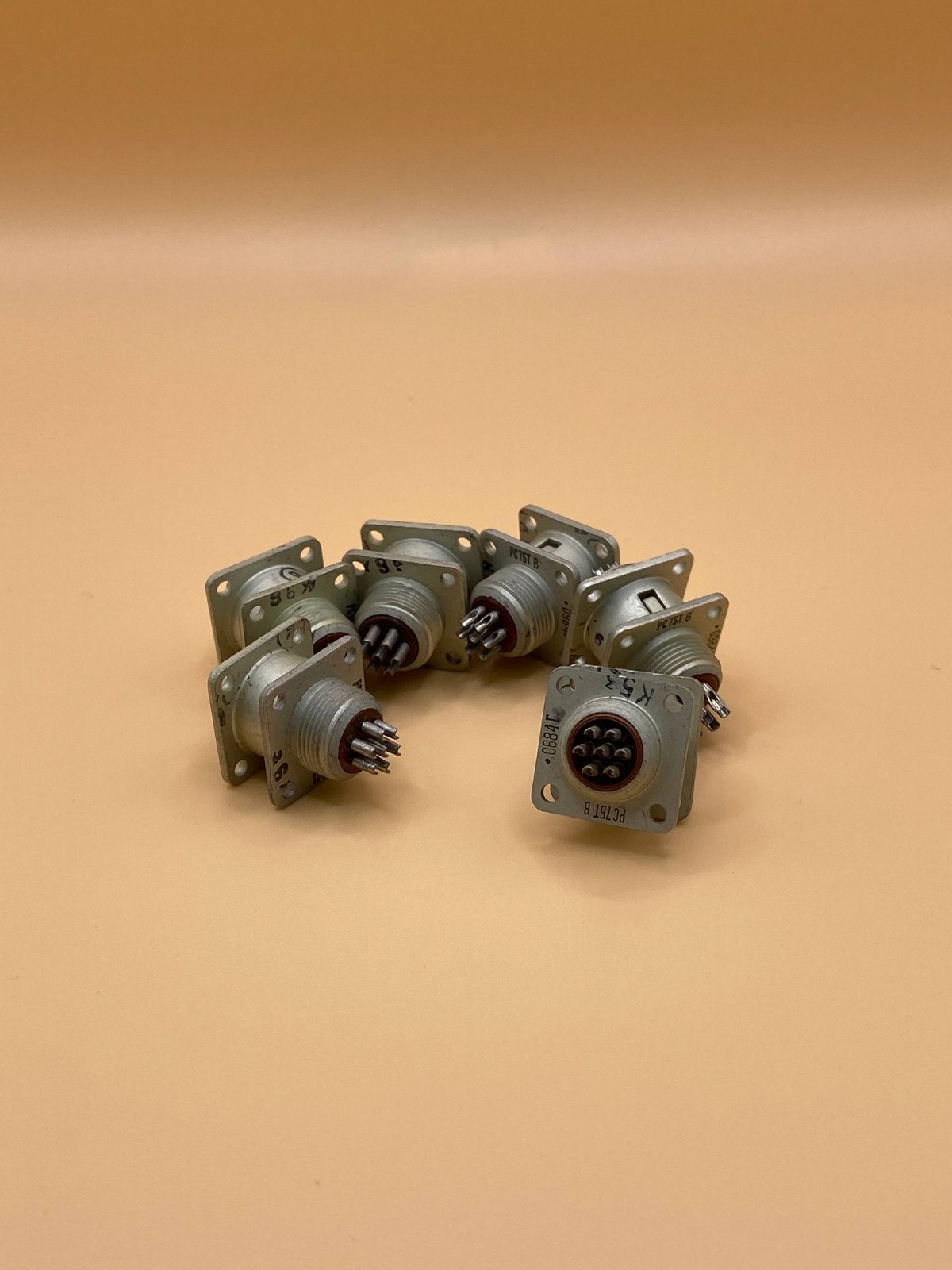 RS7BT Socket Connector РС7БТ В Lot Of 6 New RS7BT Socket Connector РС7БТ В Lot Of 6 New