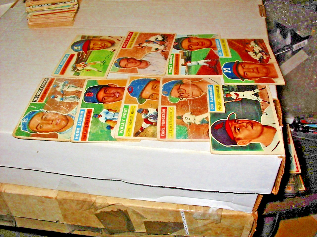 1956 Topps 9 Card Value Lot 1hof,5stars, 3commons Duke Snider,Dropo,Post,Groat++ 1956 Topps 9 Card Value Lot 1hof,5stars, 3commons Duke Snider,Dropo,Post,Groat++