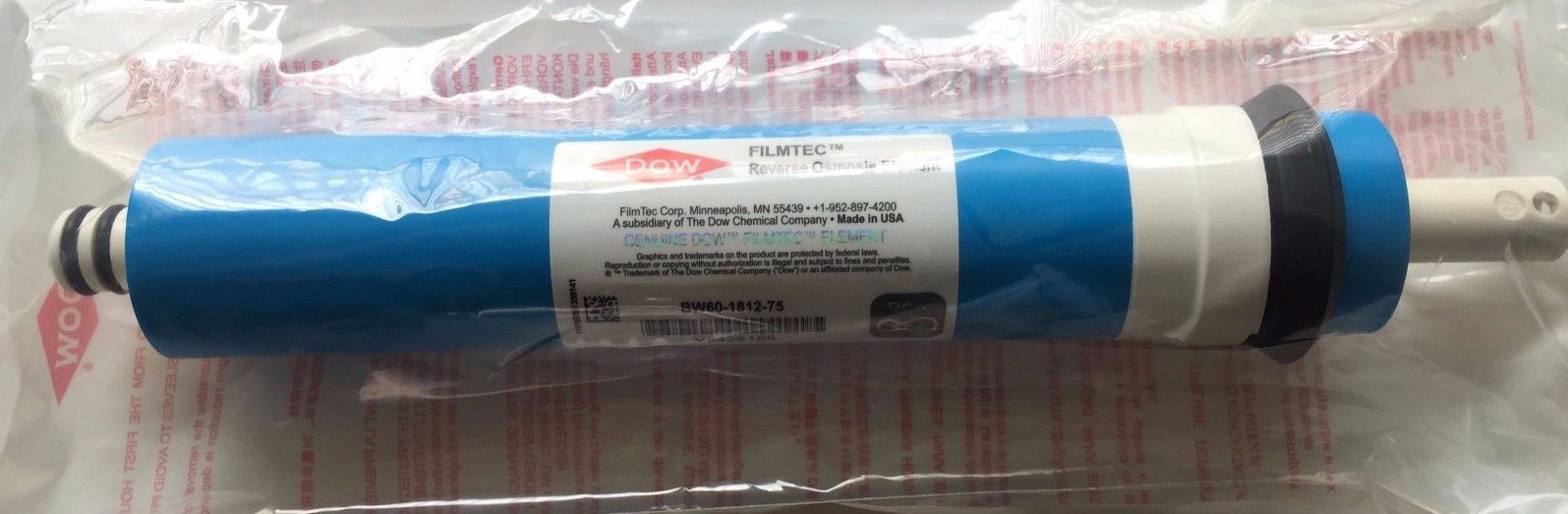 NEW FILMTEC RO MEMBRANE 75 GPD BW60-1812-75