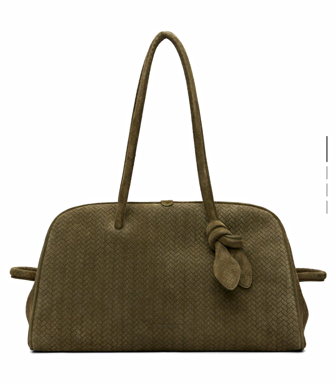 Jacquemus Turismo Medium Khaki Green Suede Braided Bowling Bag NWT 50% off MSRP Jacquemus Turismo Medium Khaki Green Suede Braided Bowling Bag NWT 50% off MSRP
