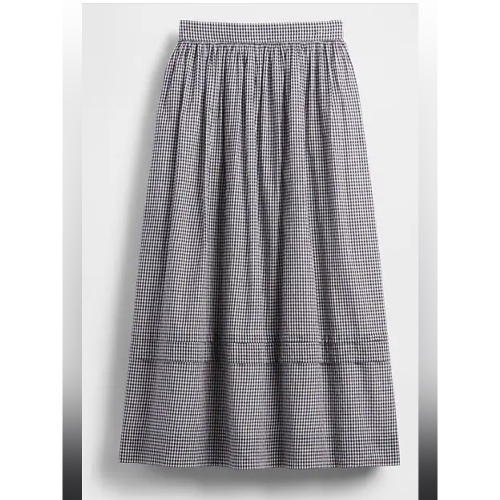 GAP / Doen Gingham Midi Skirt in Black and White. Medium GAP / Doen Gingham Midi Skirt in Black and White. Medium