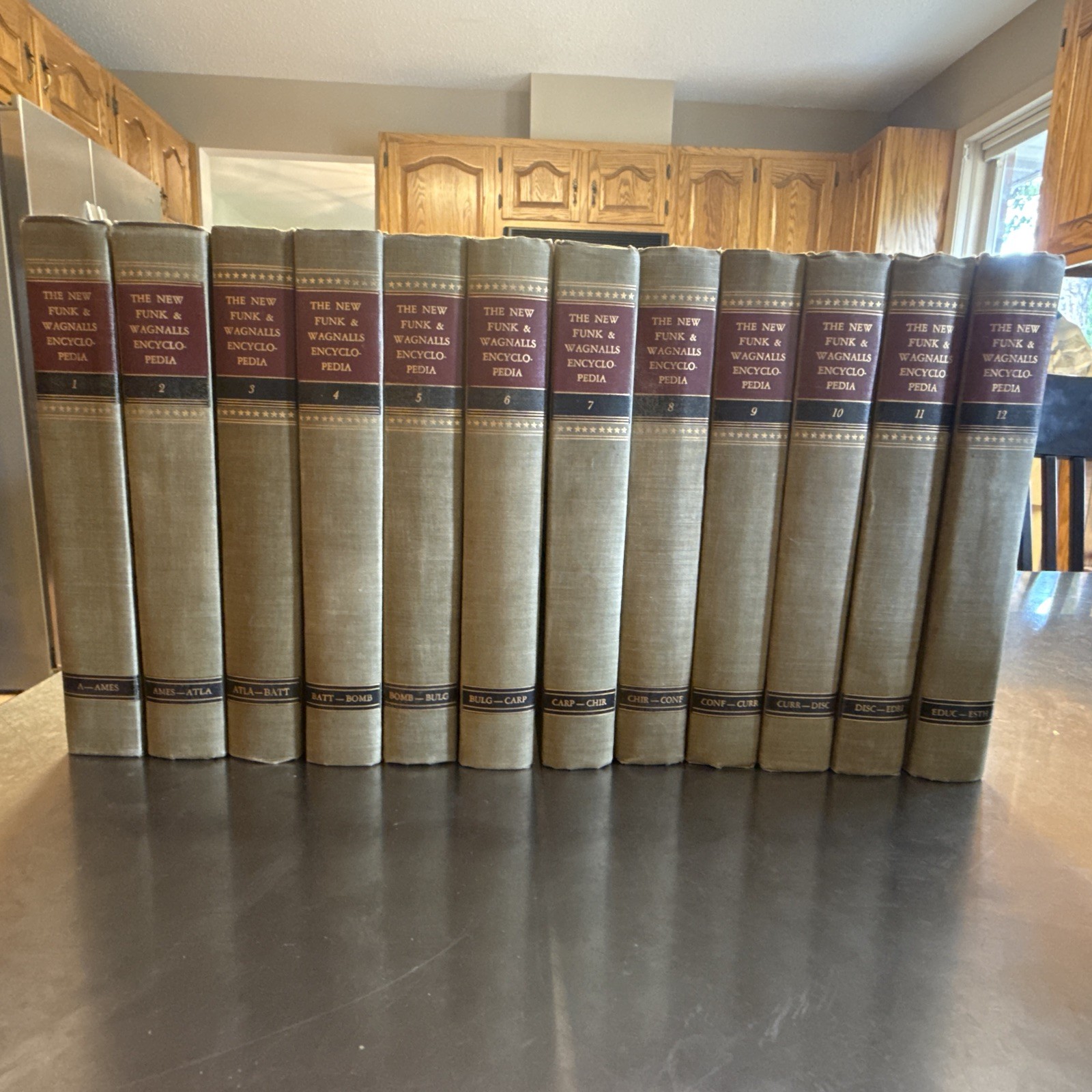 Vintage Funk & Wagnalls New Encyclopedia Full 36 Volume Set 1949-1952 Hardcover Vintage Funk & Wagnalls New Encyclopedia Full 36 Volume Set 1949-1952 Hardcover
