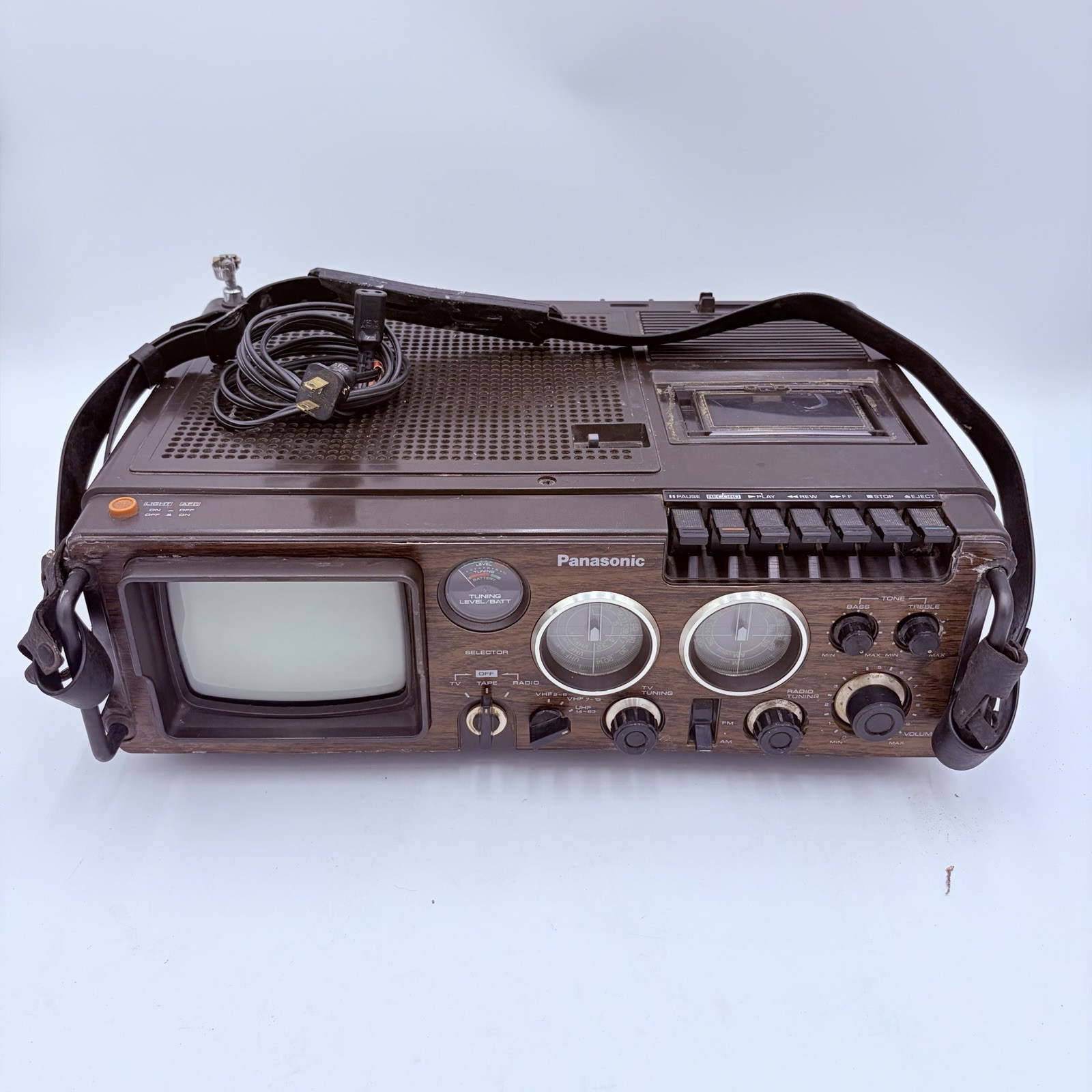 Panasonic TR-5000 Portable TV Radio Cassette Recorder Vintage Japan Tested