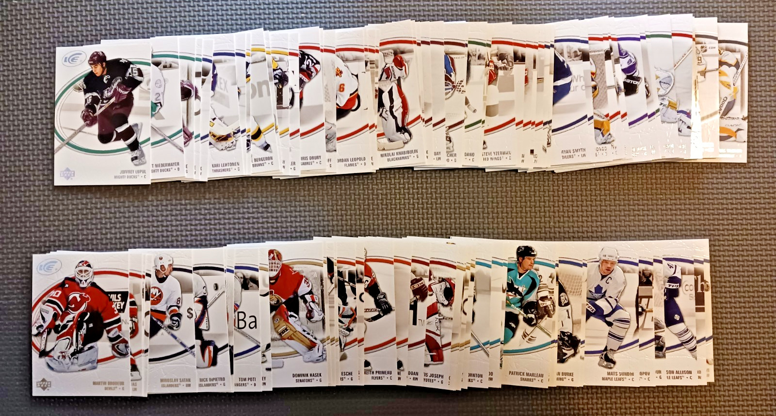 2005-06 Upper deck Ice Base Set 1-100 NM