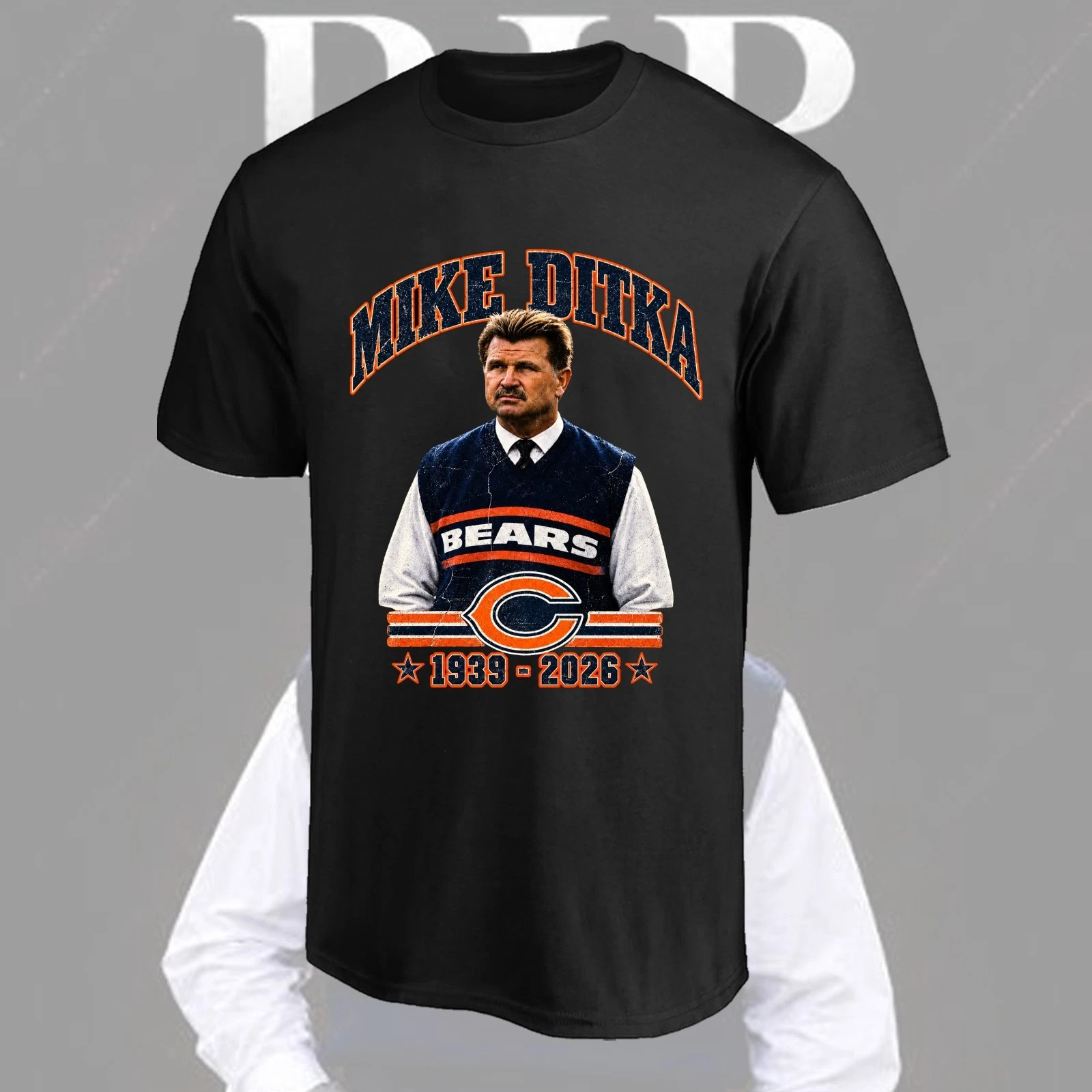 Hot RIP Mike Ditka 1939-2026 Chicago Bears Coach Shirt S-5XL