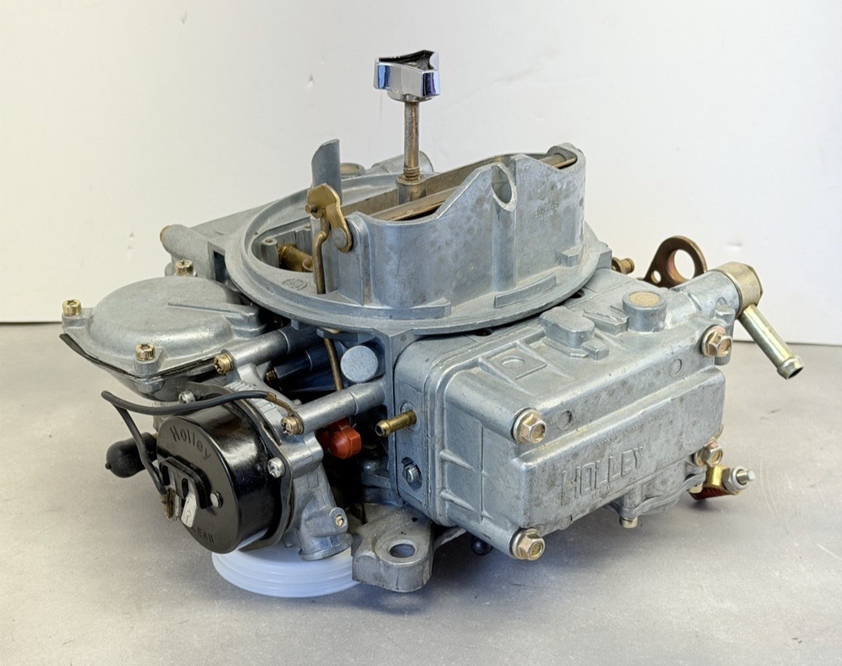 Holley 0-80457 600 CFM 4160 Vacuum Secondary Carburetor Electric Choke No Jets Holley 0-80457 600 CFM 4160 Vacuum Secondary Carburetor Electric Choke No Jets
