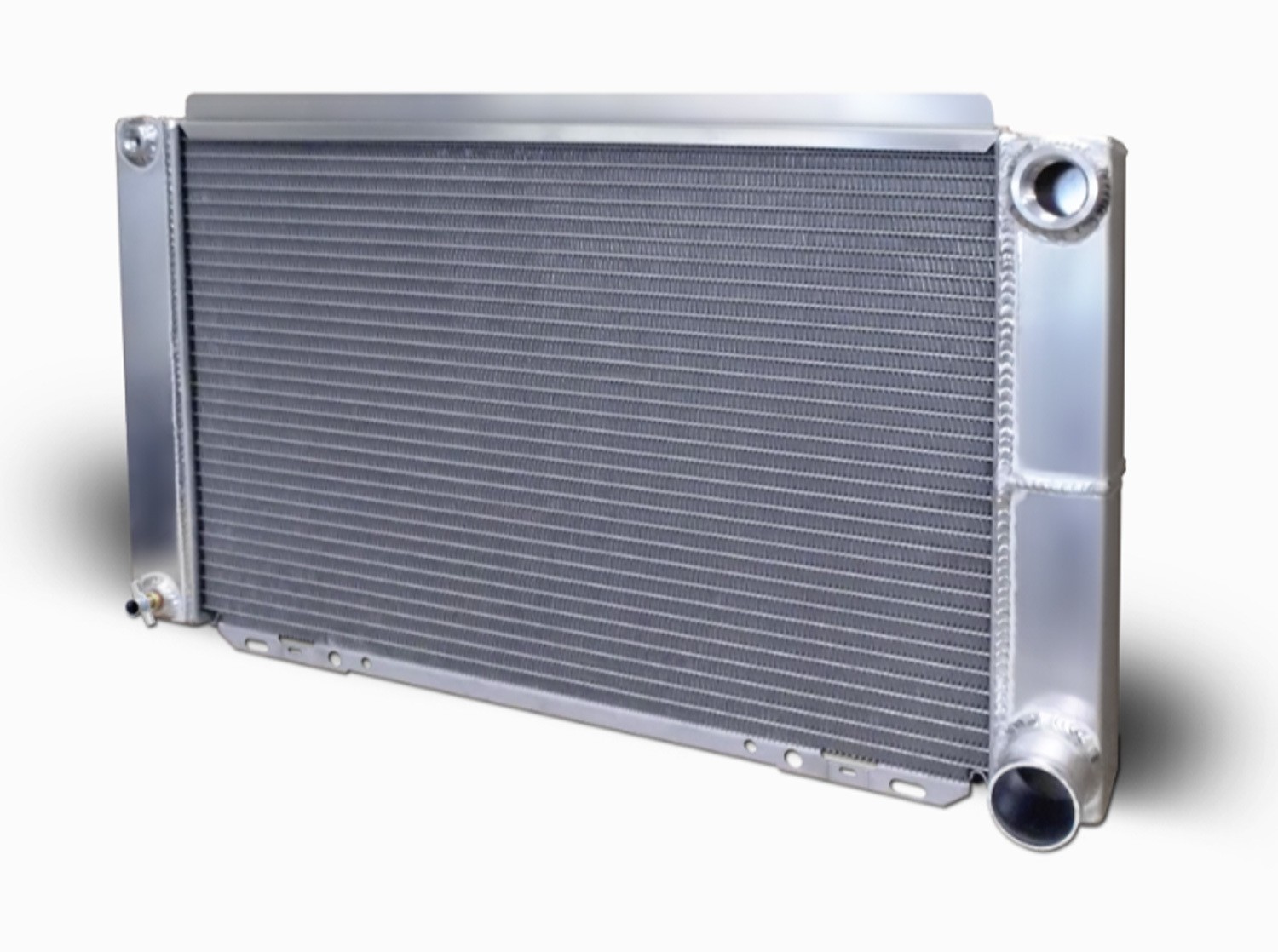 AFCO Radiator 27 in W x 15 in H x 3 in D Pass Side Inlet Alum Passenger Side