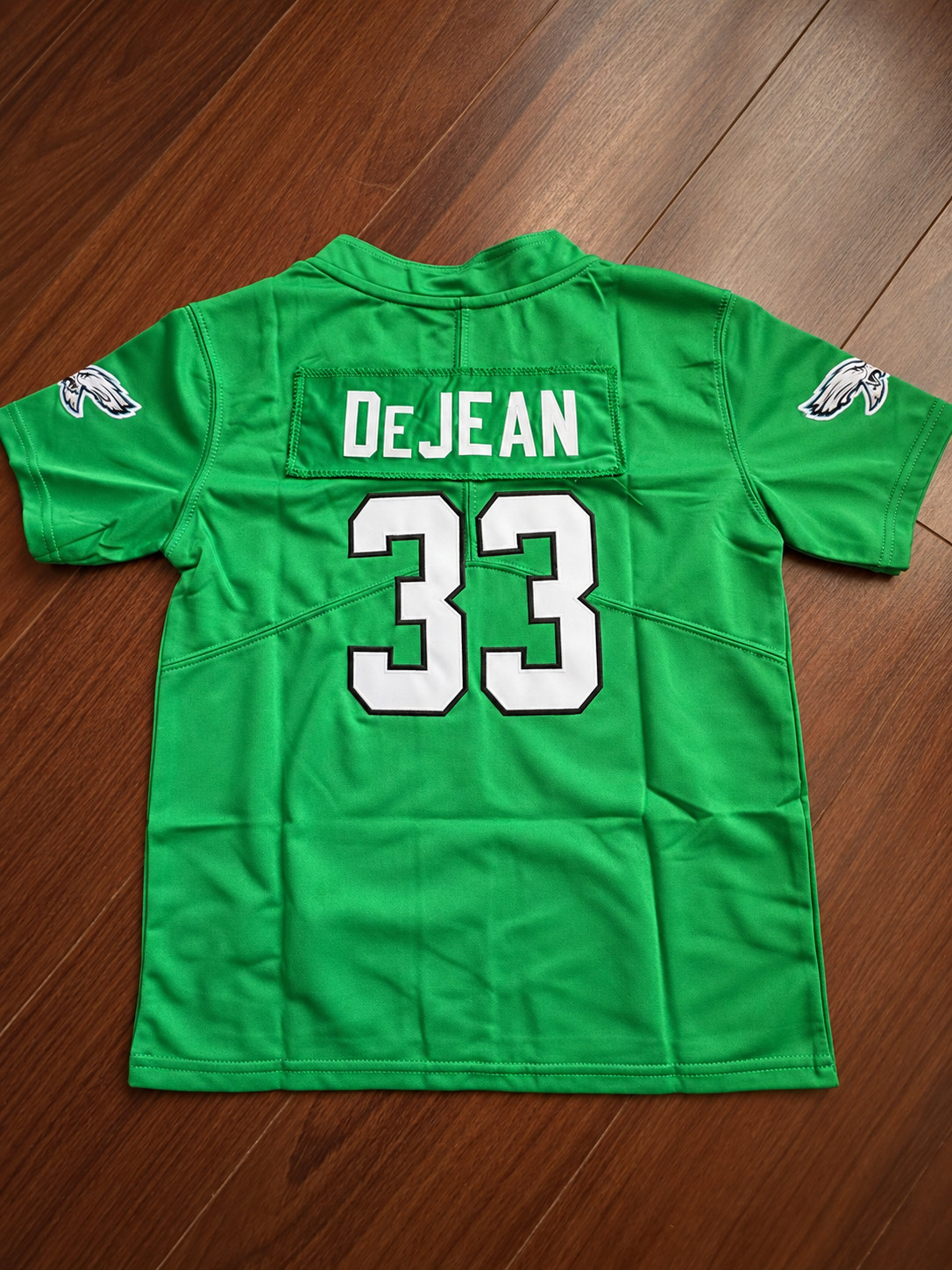 NWT Toddler Philadelphia Eagles Cooper DeJean Kelly Green Jersey #33 Stitched