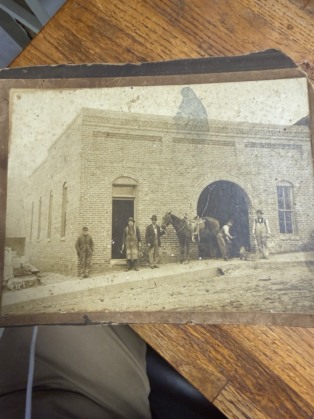 Rare Photo Hickman Fulton Kentucky African American Black Blacksmith ID 1911