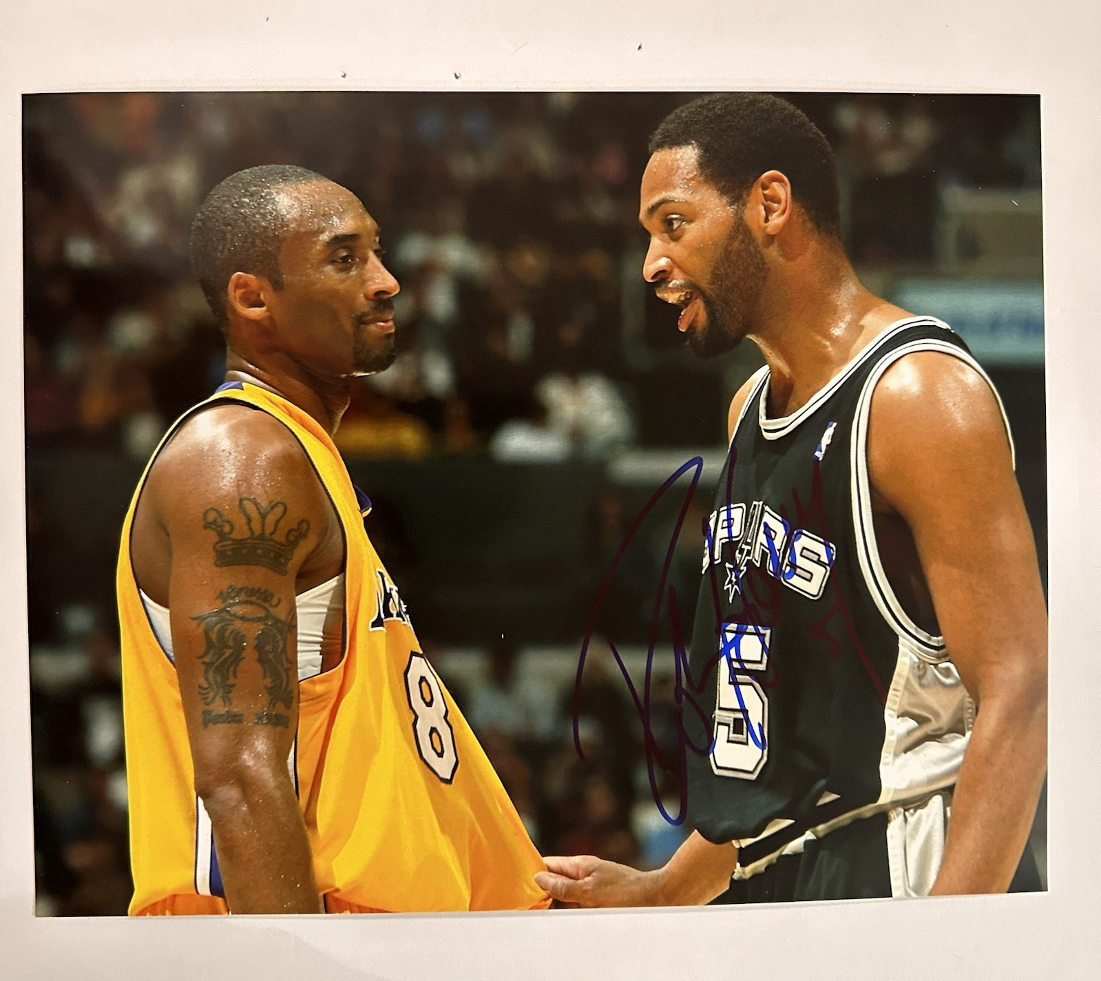 Robert Horry Signed 8x10 Photo Proof Photo NBA Lakers Autograph