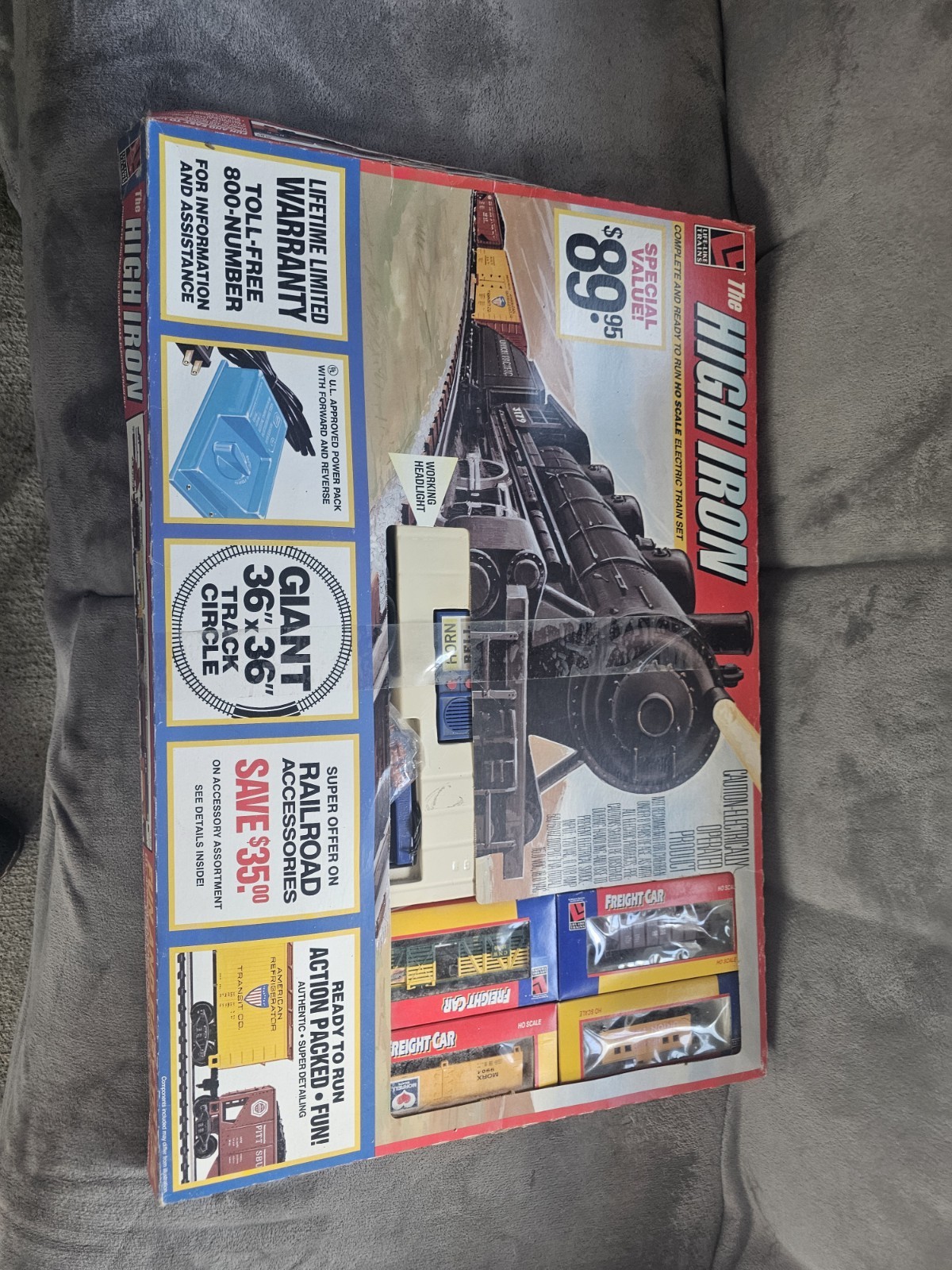 Vintage Beautiful LIFE LIKE TRAINS Brand The high Iron.. 100% There + Extras