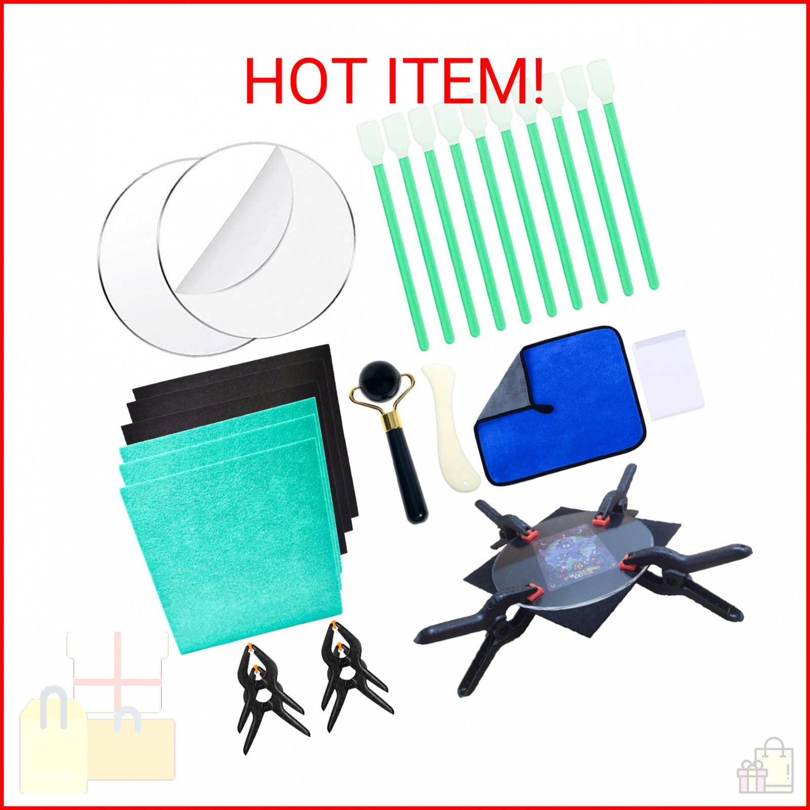 Luxiys 28 PCS Trading Card Cleaning Kit Sports Card Care Cleaning Kit Care Acces