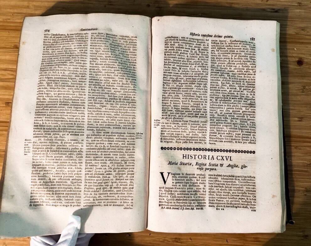 17thC Latin Jesuit Book 1683 LARGE Pexenfelder Concionator Historicus Vol II